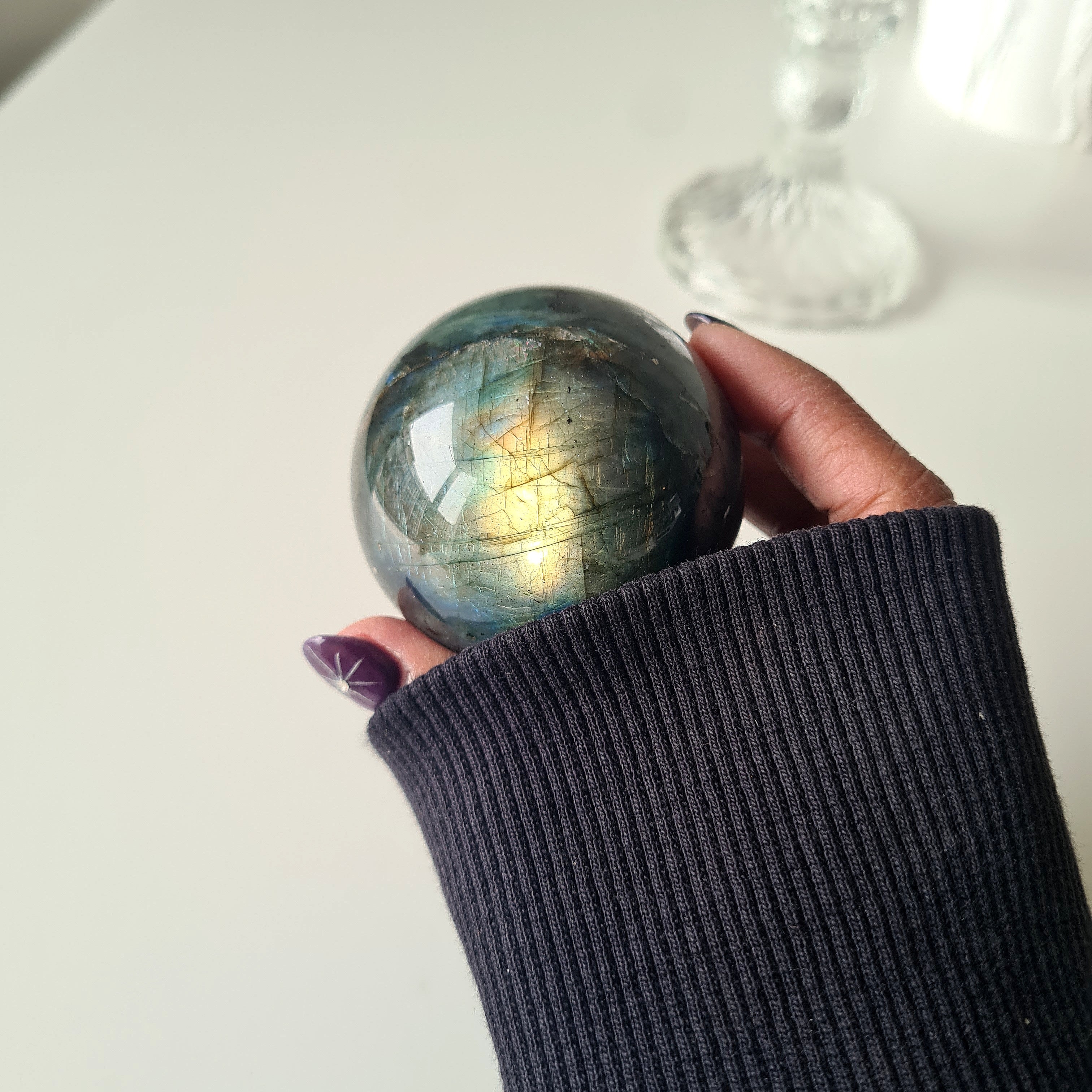 Labradorite Sphere With Stand | A  |