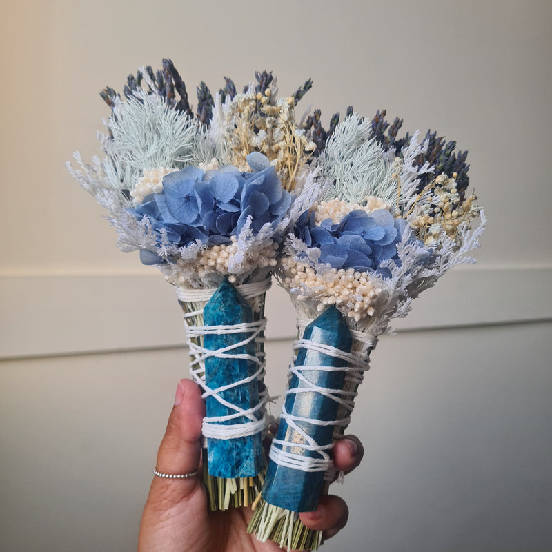 'Love and Harmony' with Blue Apatite Wand