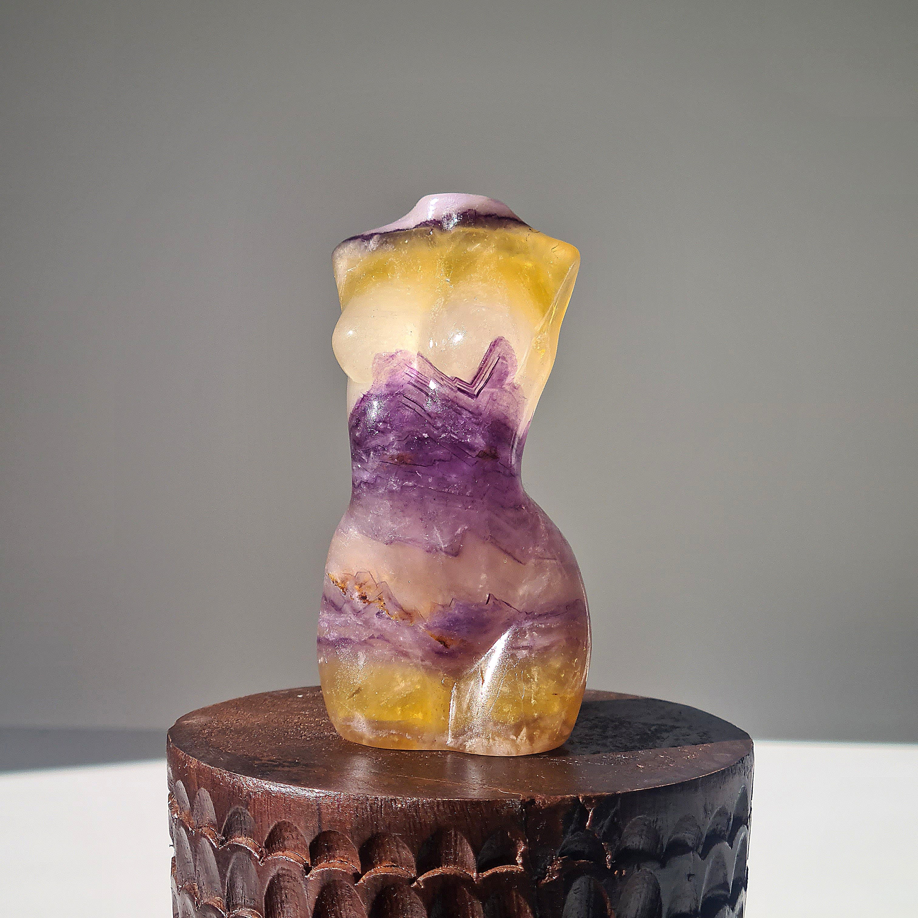Fluorite Crystal Goddess | D | 340 g