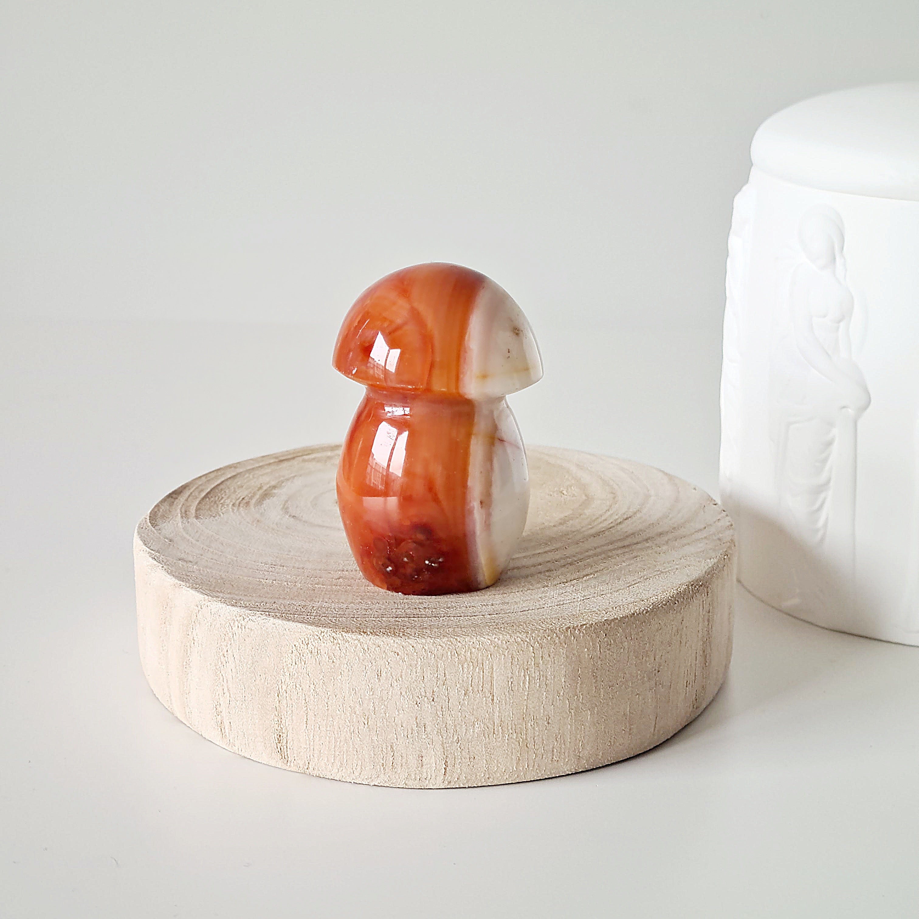 Carnelian Mushroom 🍄 | Forest Fae Collection | 107 g