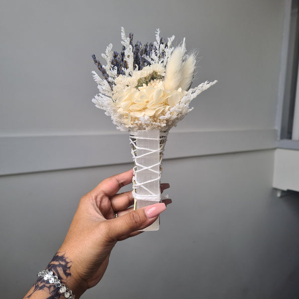 'House Clearing'~ Selenite Flower Wand
