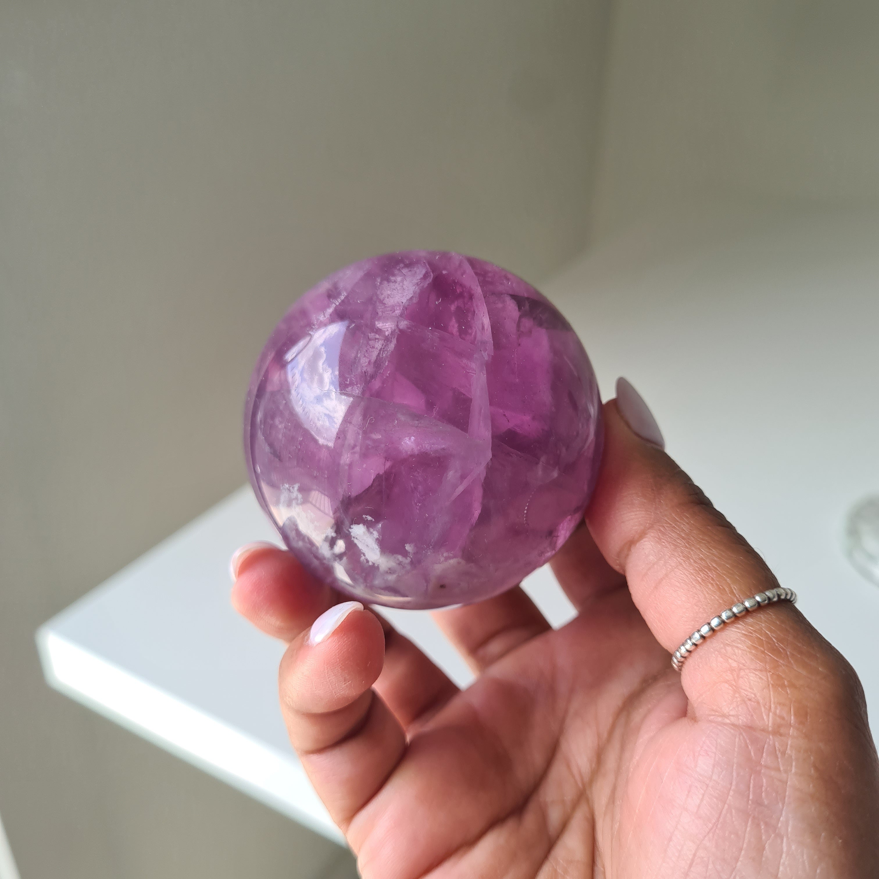 Intergalactic Fluorite with stand | f | 5.6 cm