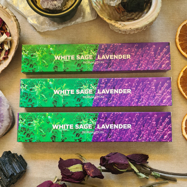 White Sage & Lavender Incense Stick