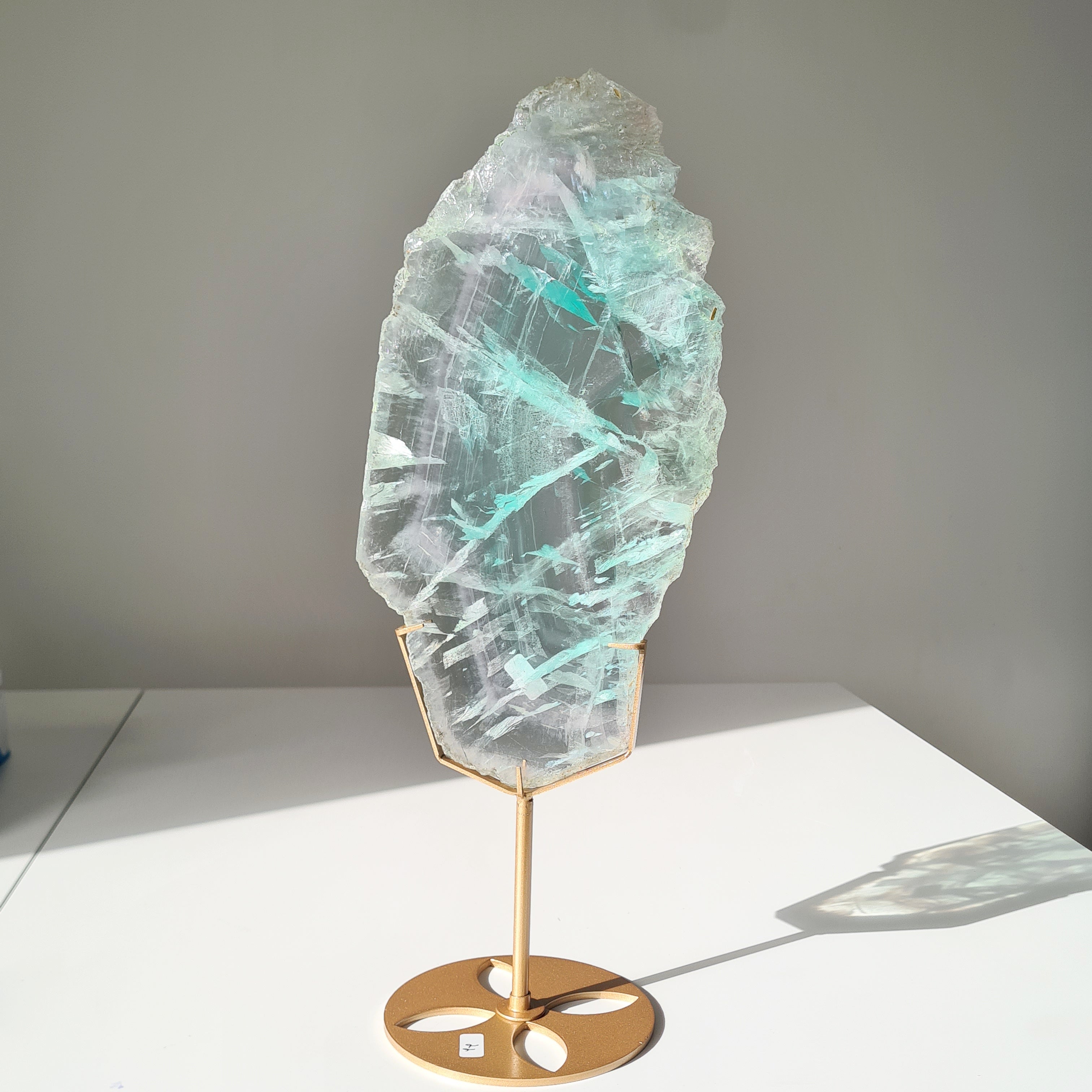 Fluorite Dream Portal On Custom Stand | 40.5 cm tall with stand