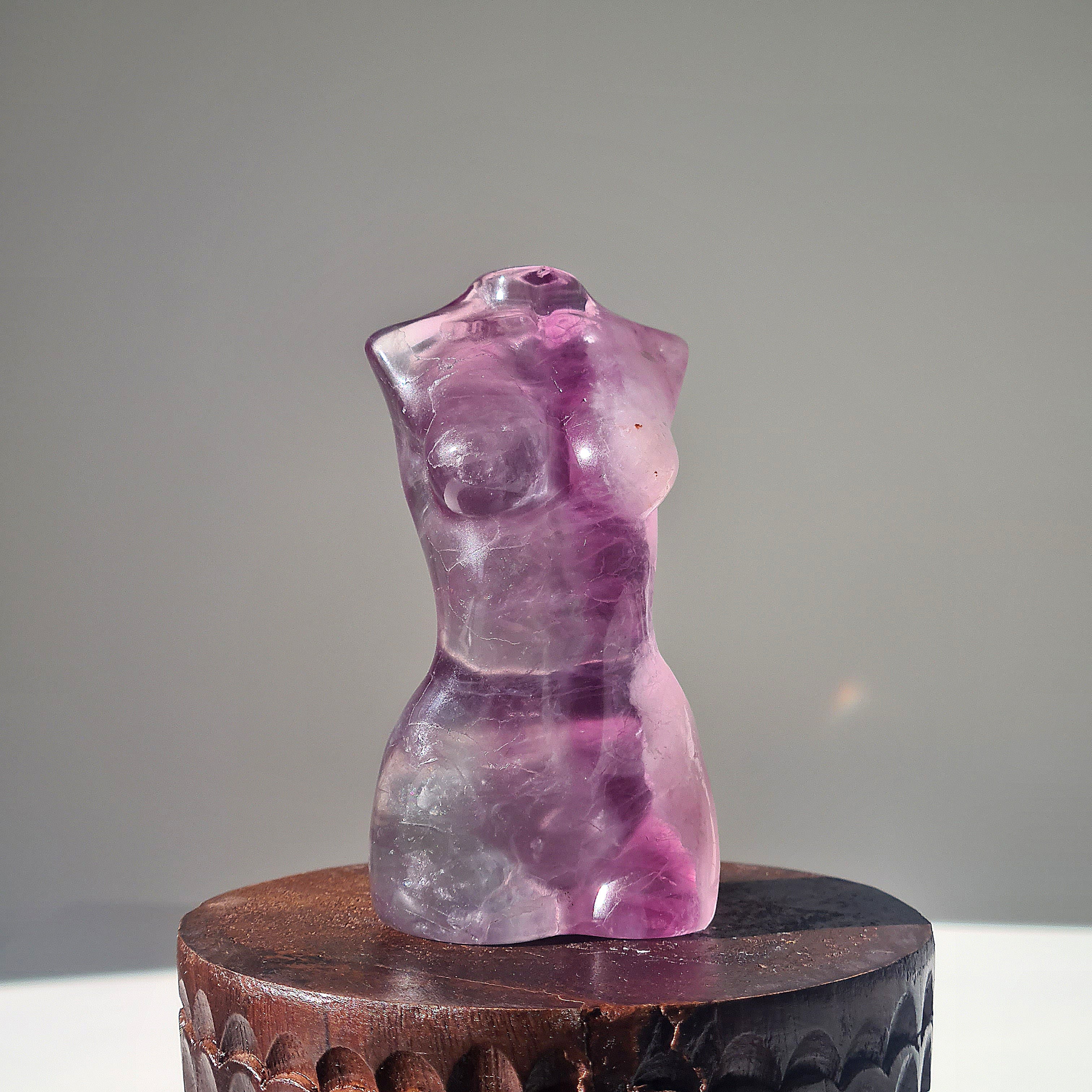 Fluorite Crystal Goddess | B | 330 g