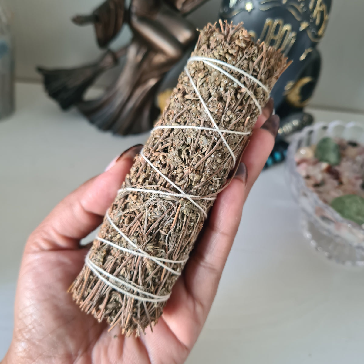 🌿 Thyme Smudge Stick – Cleansing & Courageous Intentions