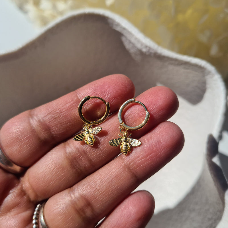 Earrings ~ Bumble Bee