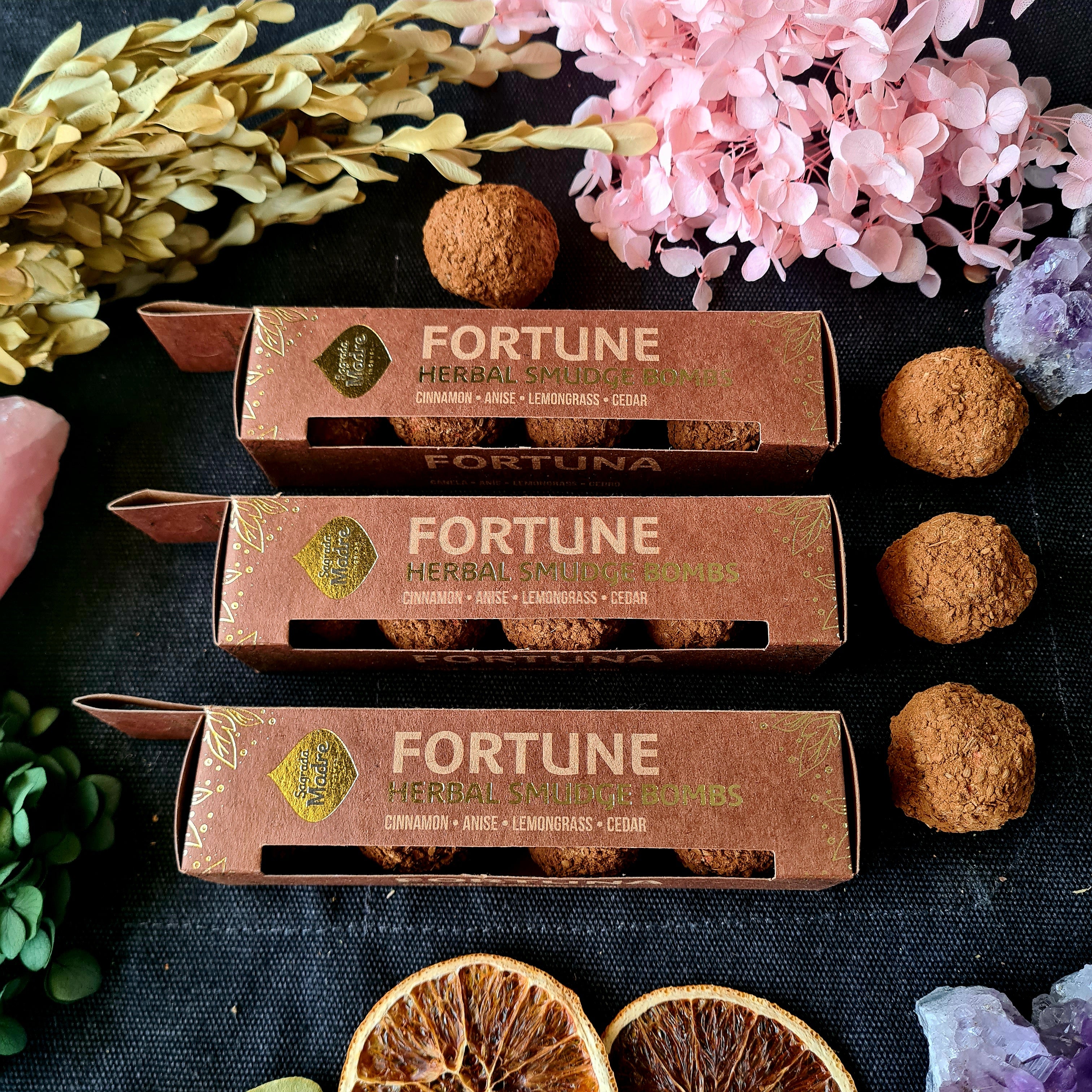 Fortune | 4pcs Herbal Smudge Bomb | Small