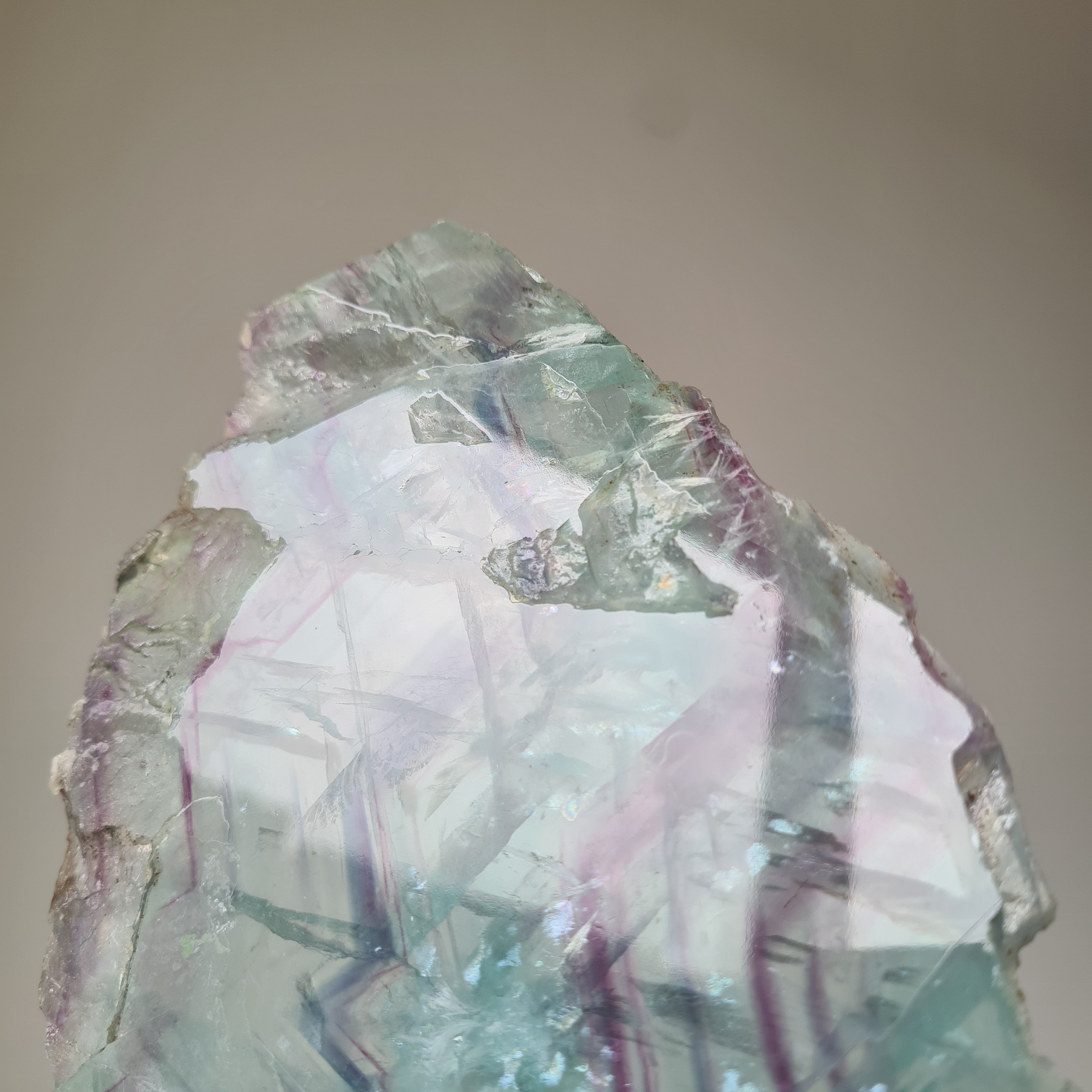 Fluorite Dream Portal On Custom Stand | 28 cm tall with stand