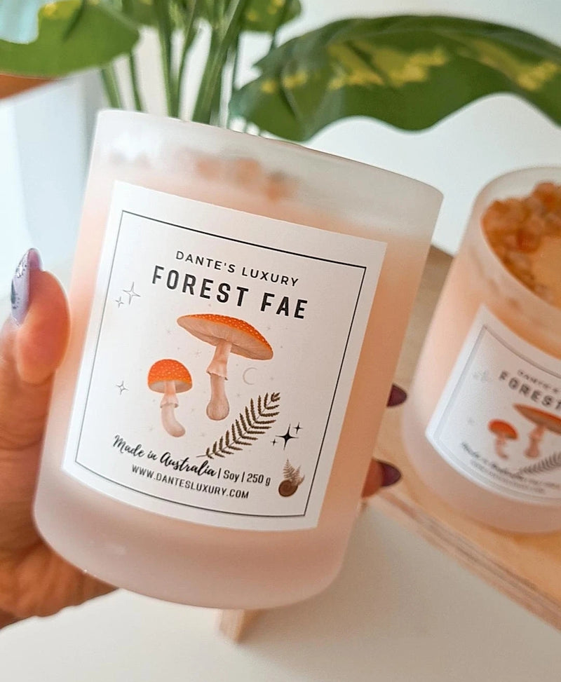 Forest Fae | Crystal Candle (Classic) | Deep Calm