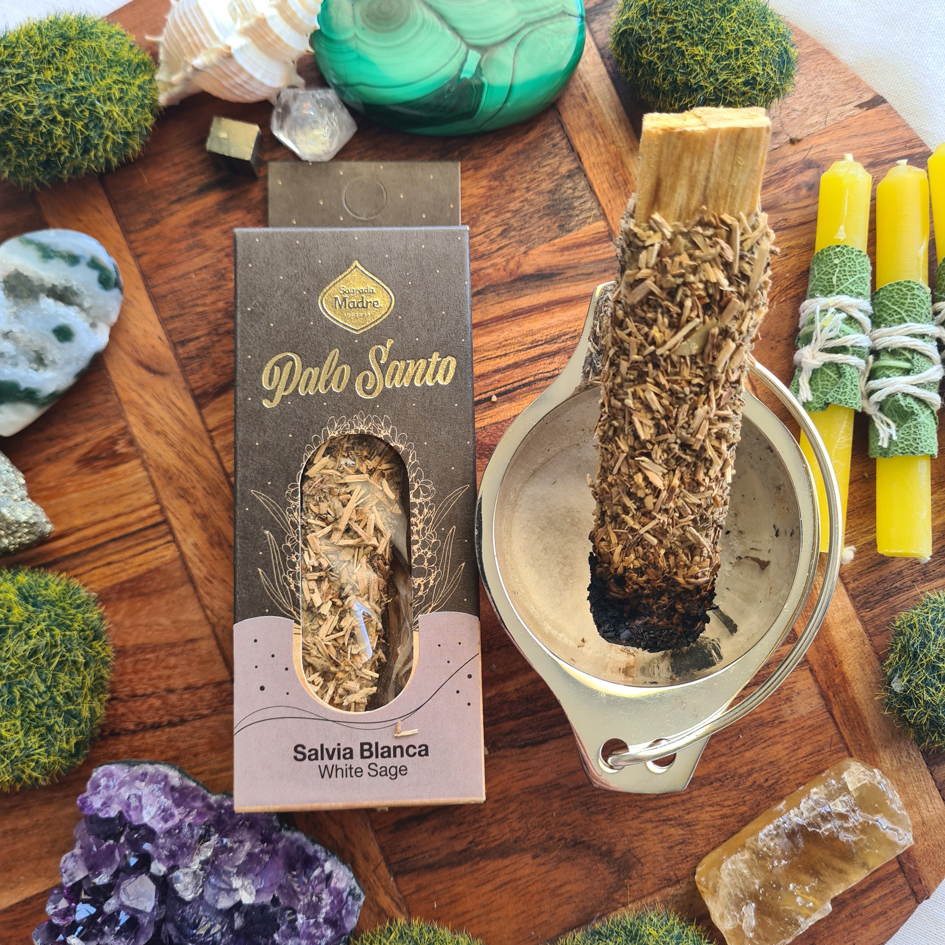 Herb Dusted Palo Santo Incense Wood | 1 Stick