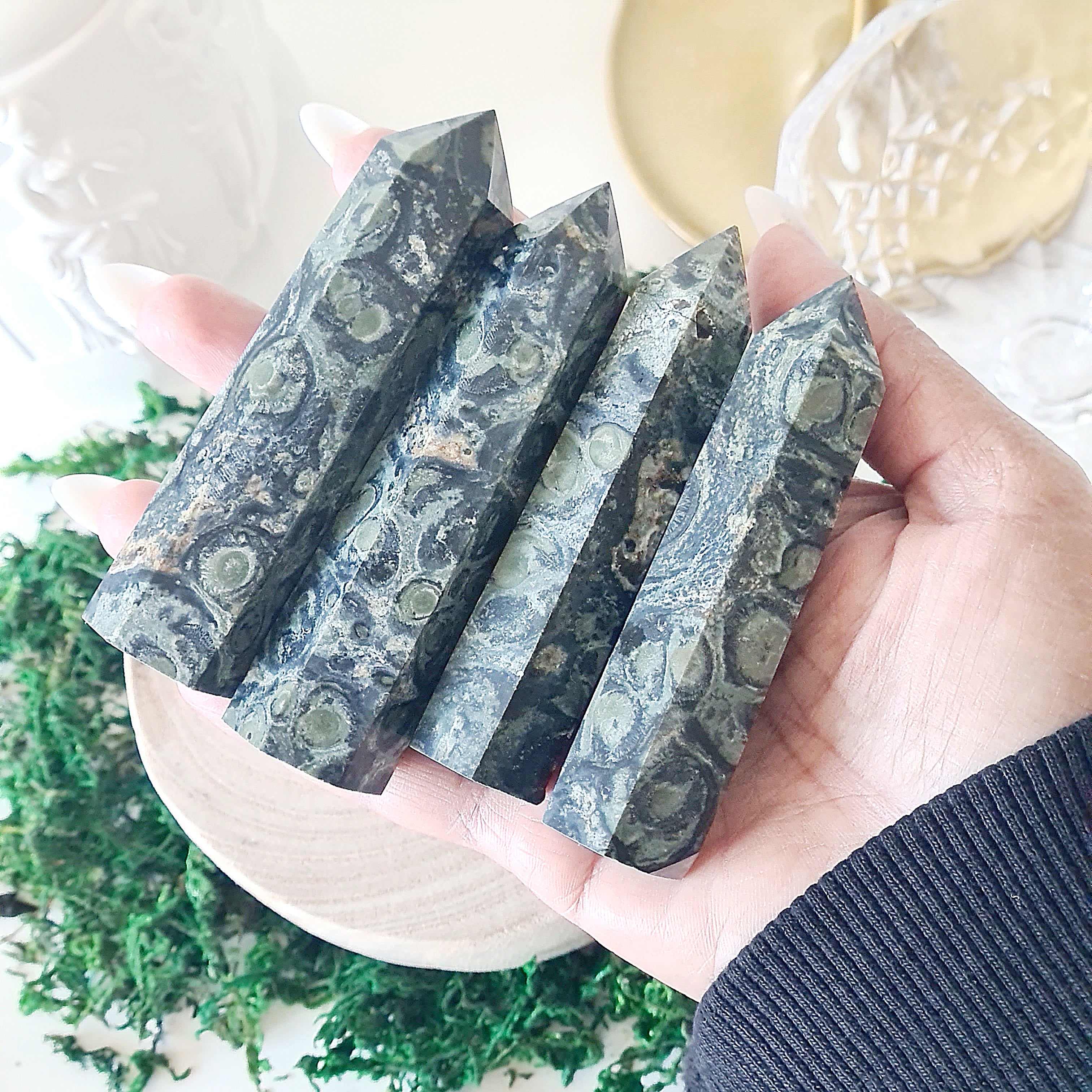 Kembaba Jasper Crystal Point | 1 Piece