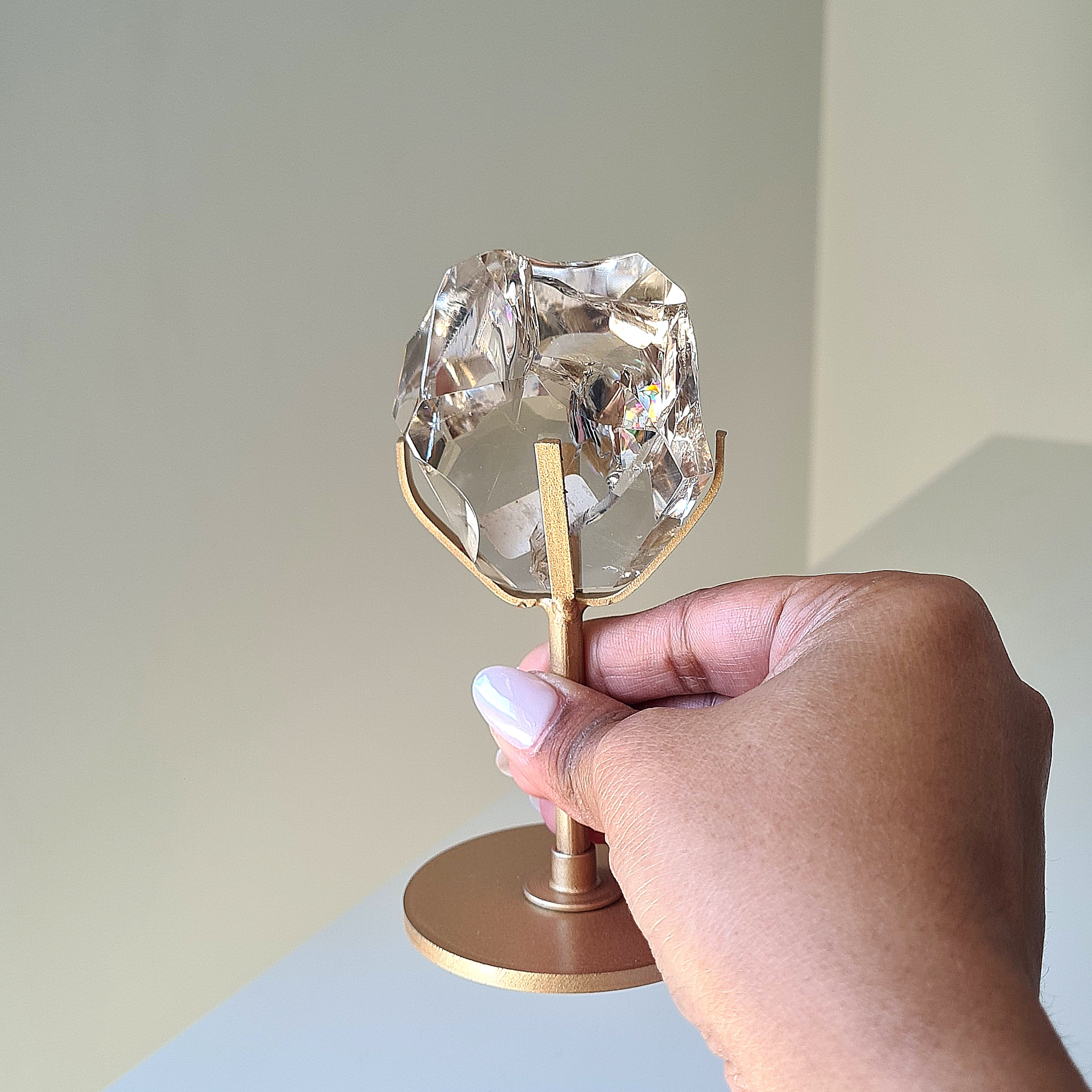 Gemmy Smokey Quartz on Custom Stand | Appx 5.2 cm