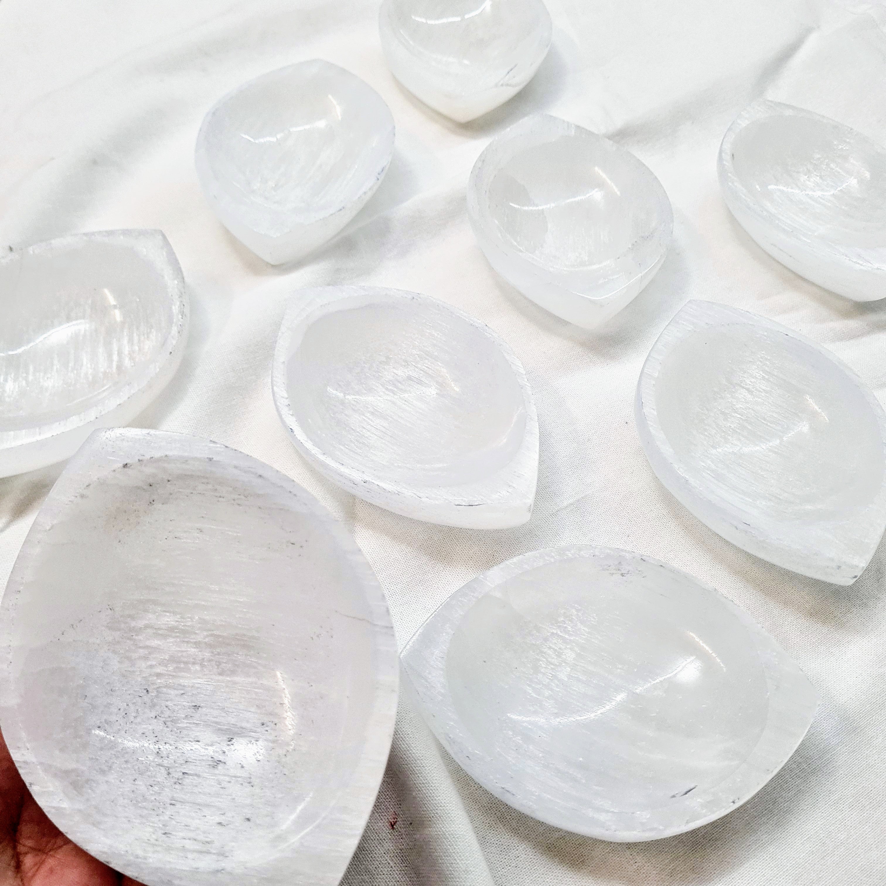 'Clearance' Selenite Bowl  | Cleanse and Charge | 1 Piece