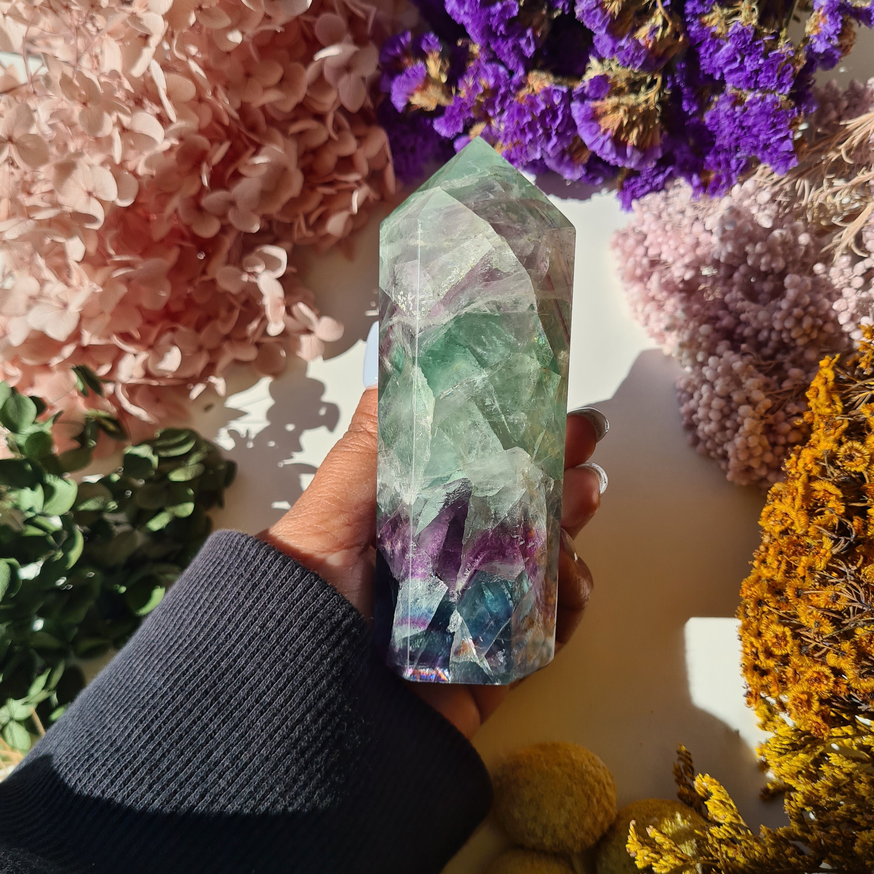 Fluorite Tower | 363 g