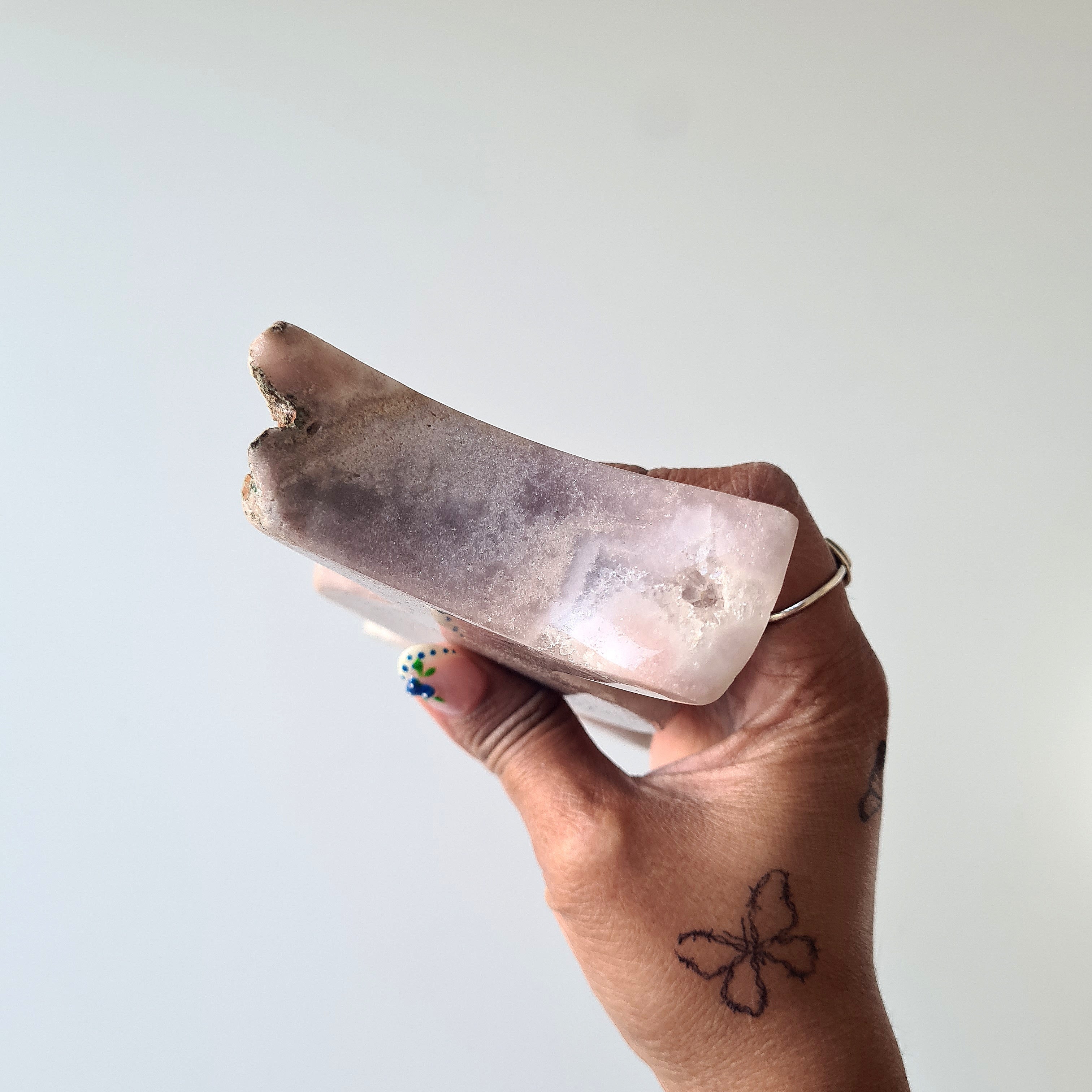 Pink Amethyst Triple Moon | A | 500g | Appx 14 cm