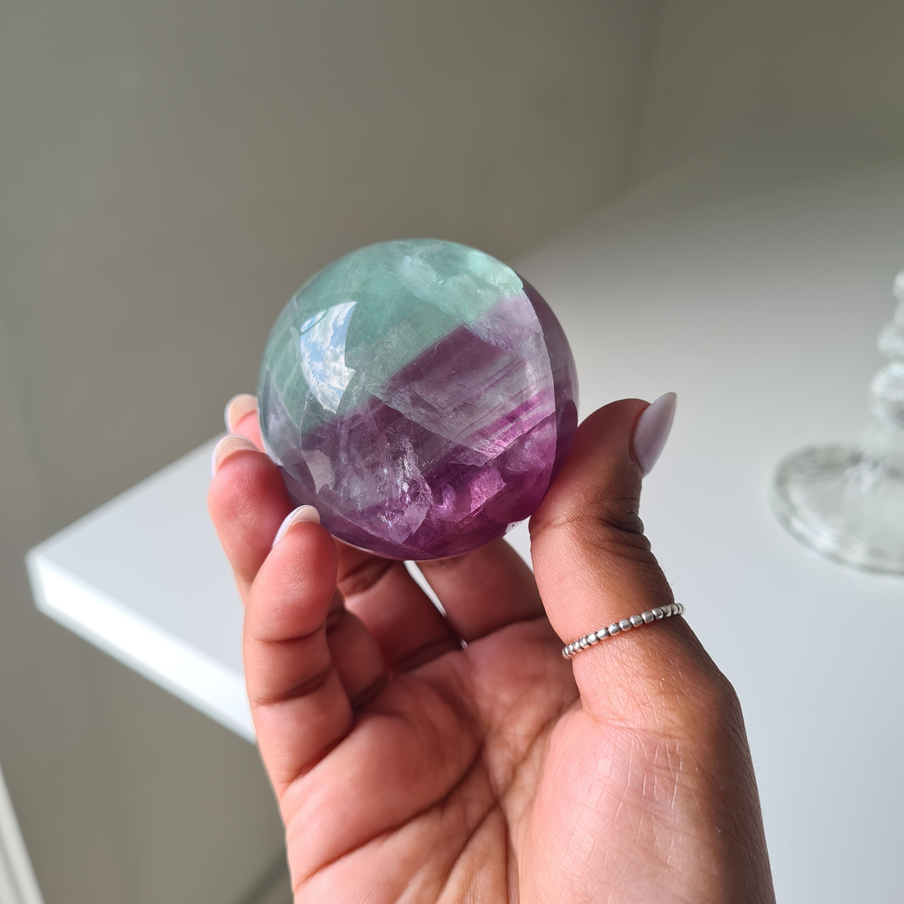 Intergalactic Fluorite with stand | c | 5.1 cm
