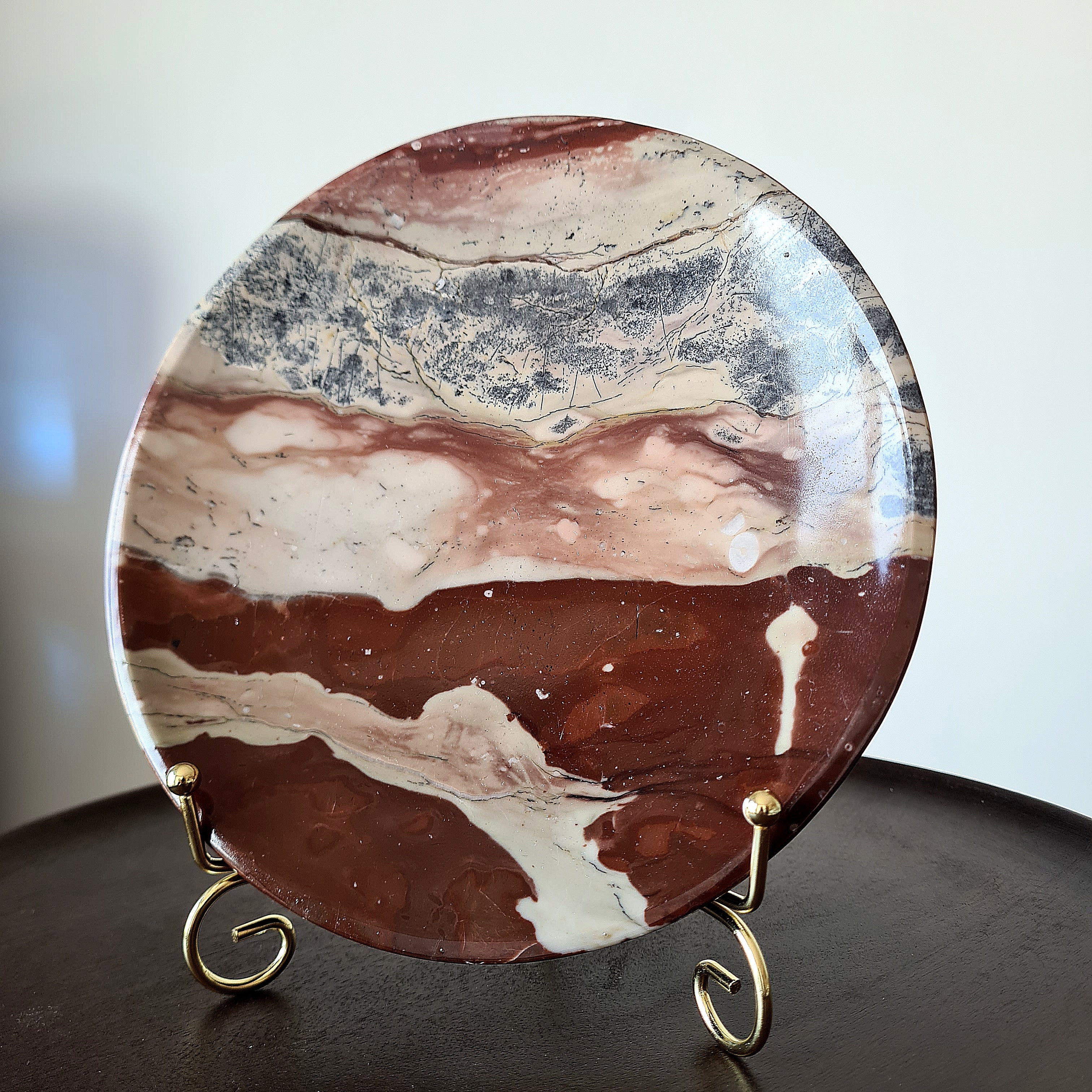 Picture Jasper Plate with stand