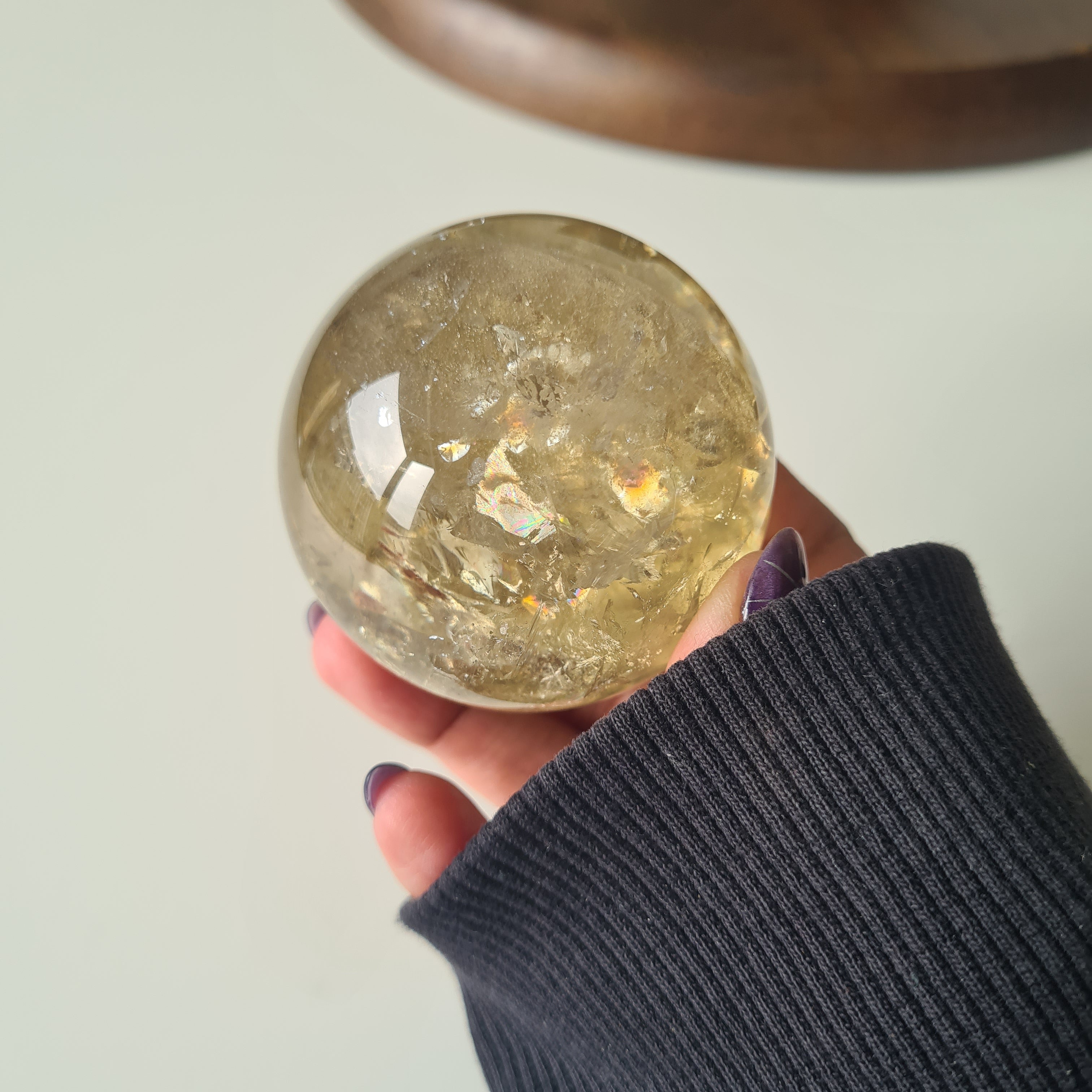Citrine Sphere | B | 260 g | 5.4 cm