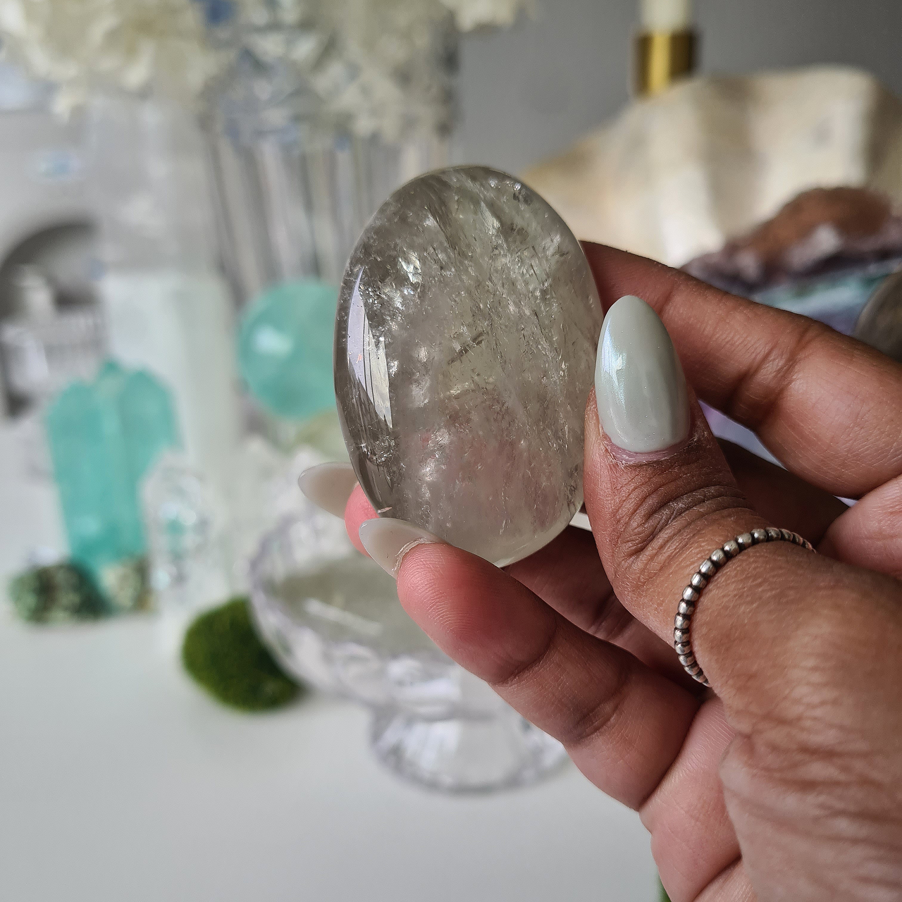 Green Amethyst | Prasiolite | Palm | G19