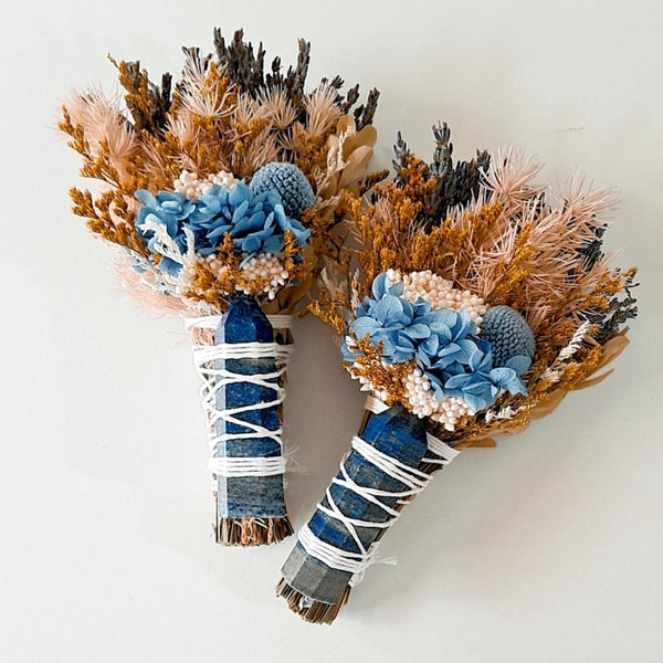 Courage & Wisdom | Lapis Lazuli Flower wand