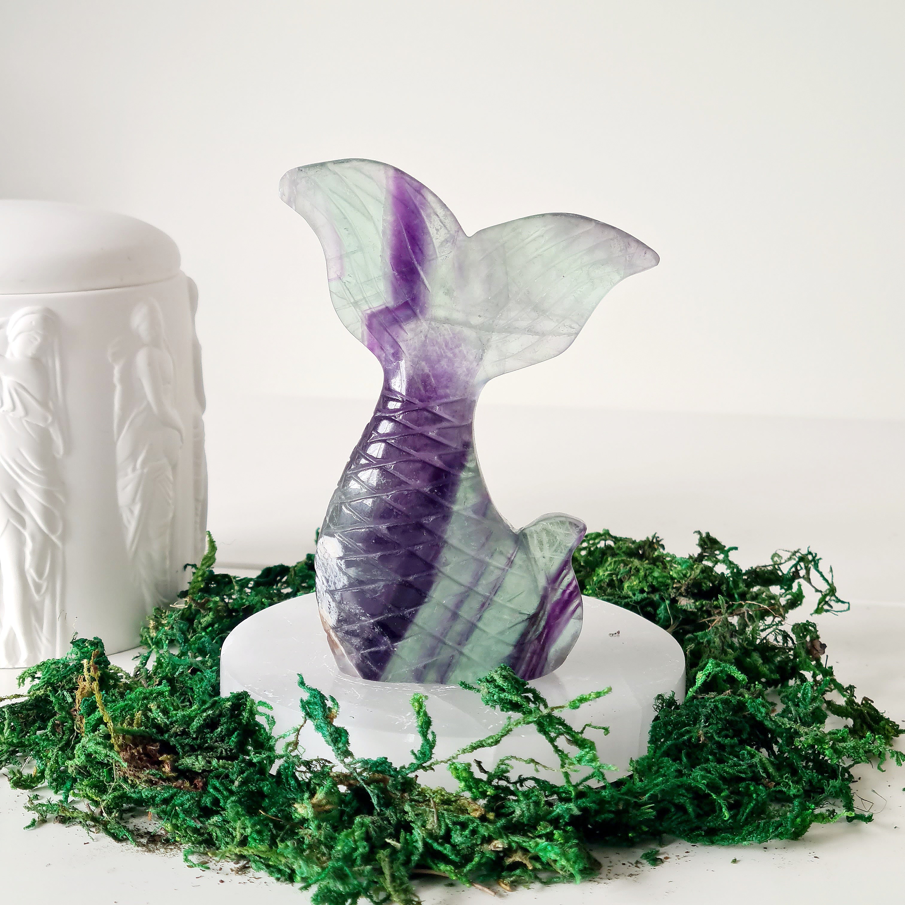 Siren & Mermaid Tail | H | Fluorite