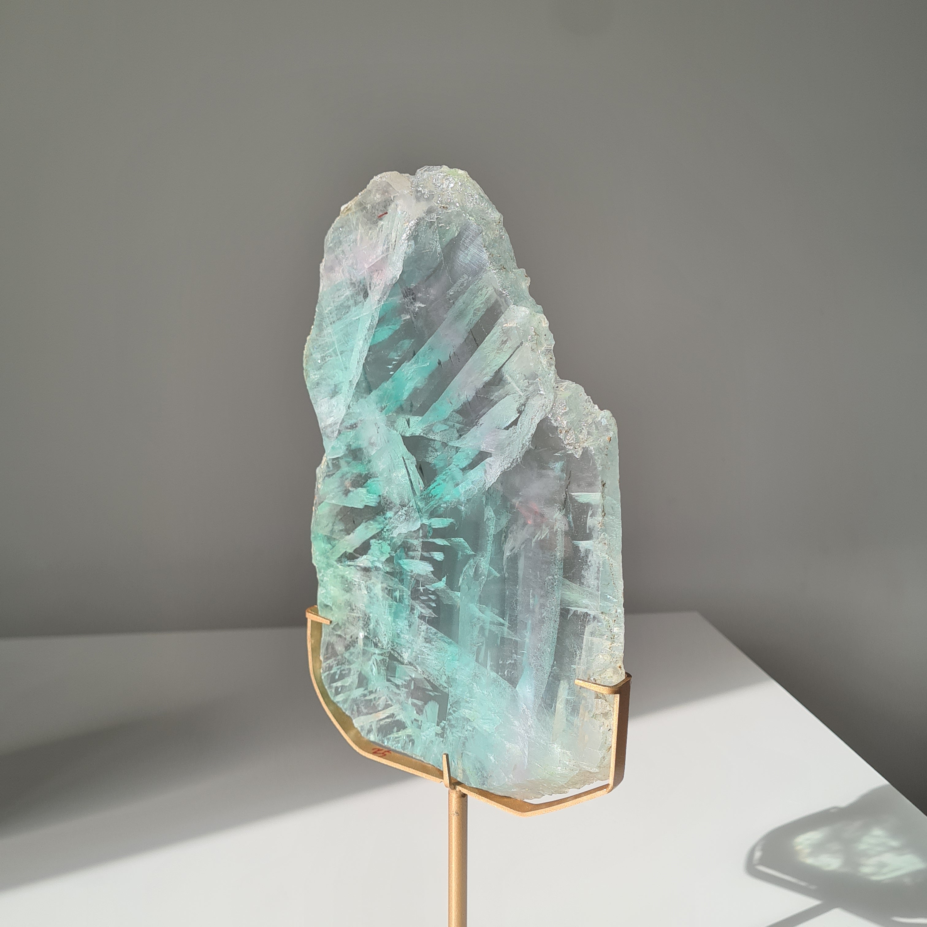 Fluorite Dream Portal On Custom Stand | 33 cm tall with stand