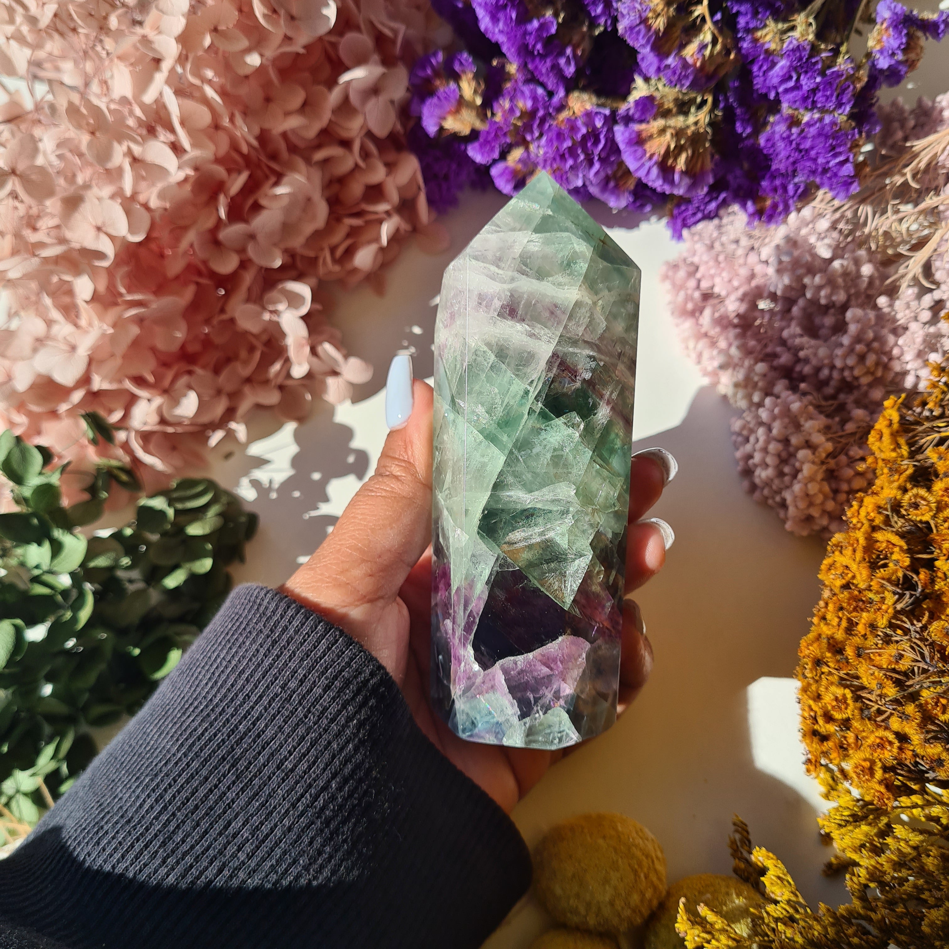 Fluorite Tower | 363 g