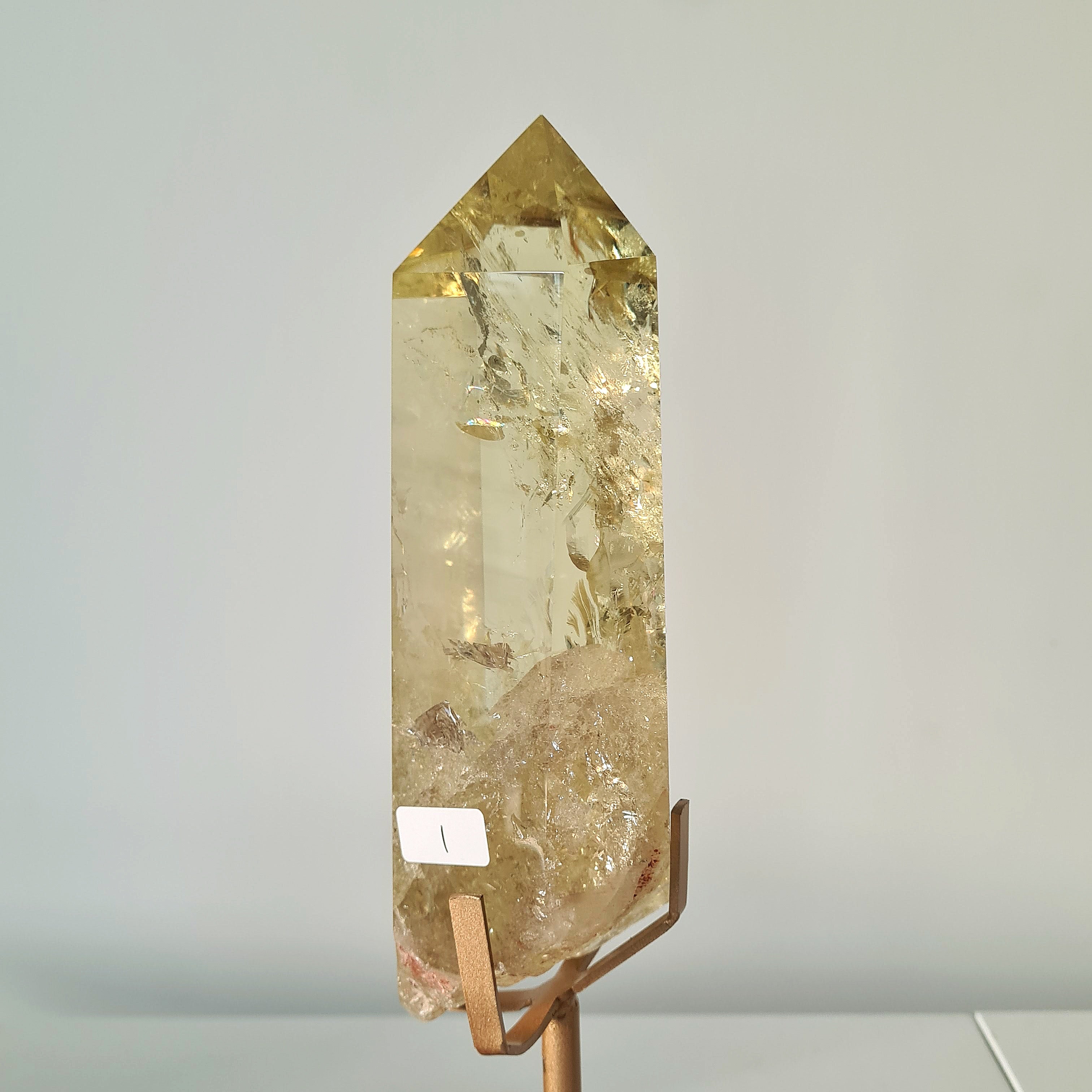 Citrine On Stand | Appx 16 cm tall