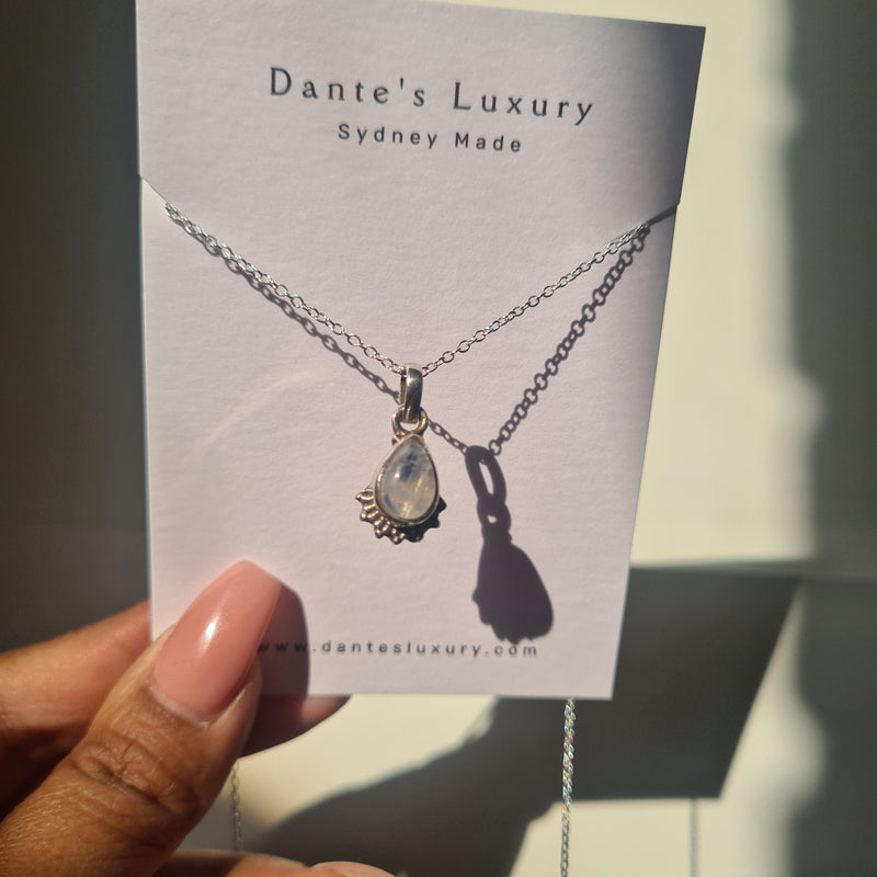 Moonstone necklace