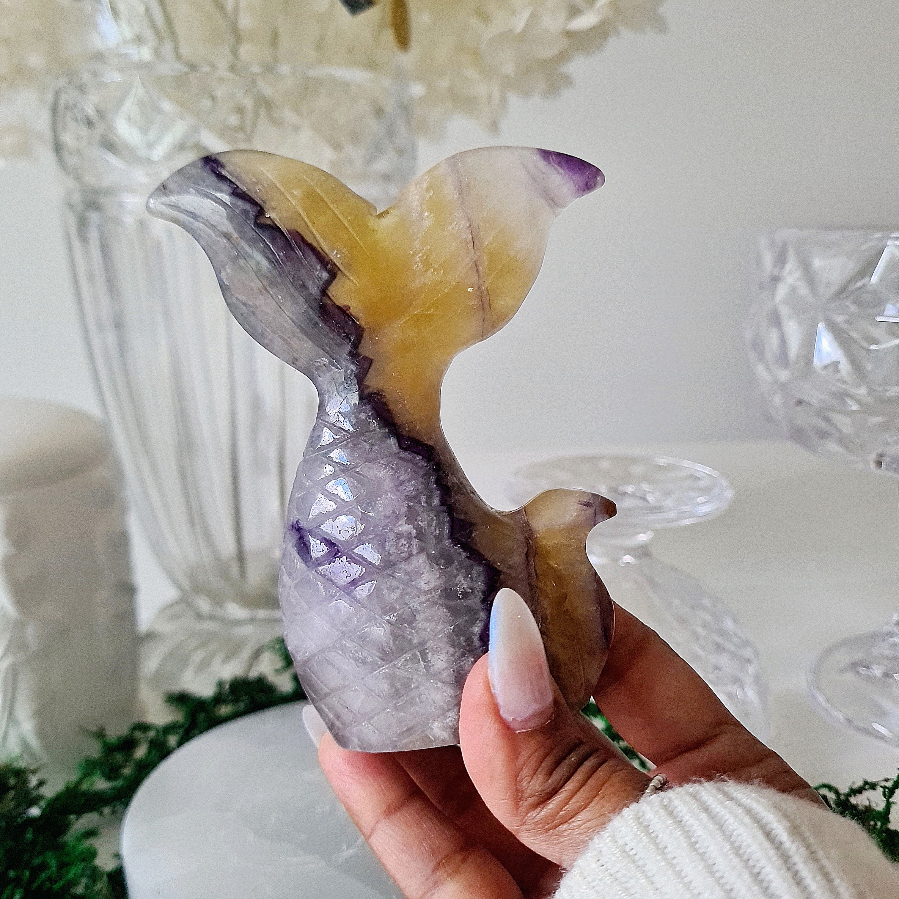 Siren & Mermaid Tail | Fluorite