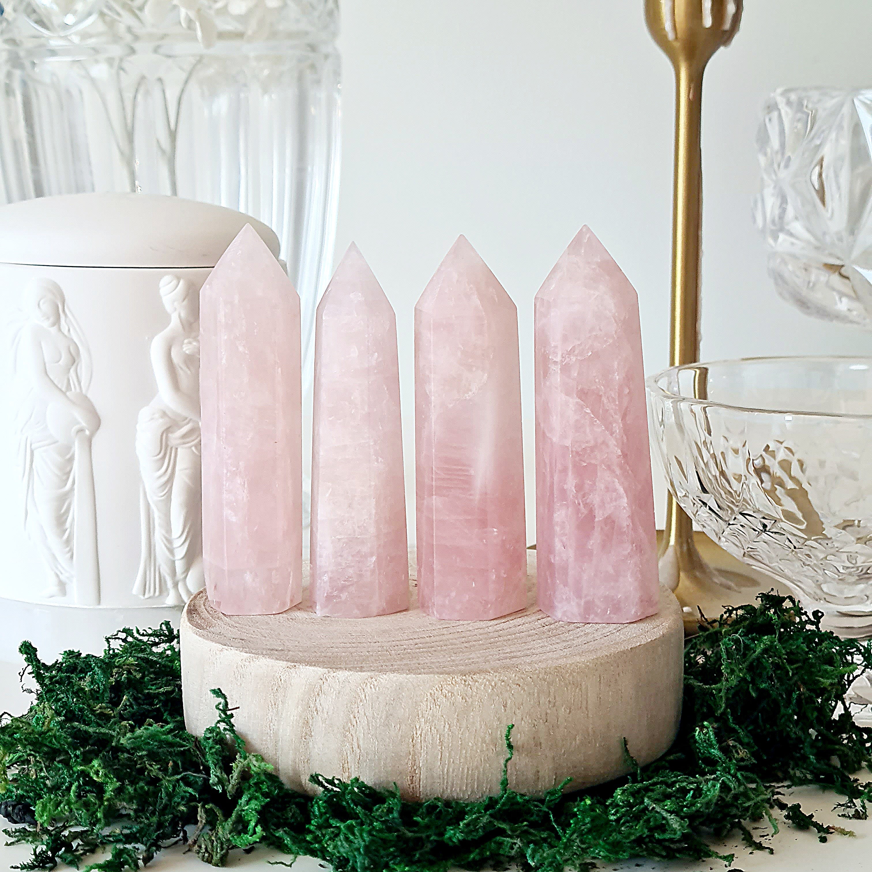 Rose Quartz Crystal Point | 1 Piece