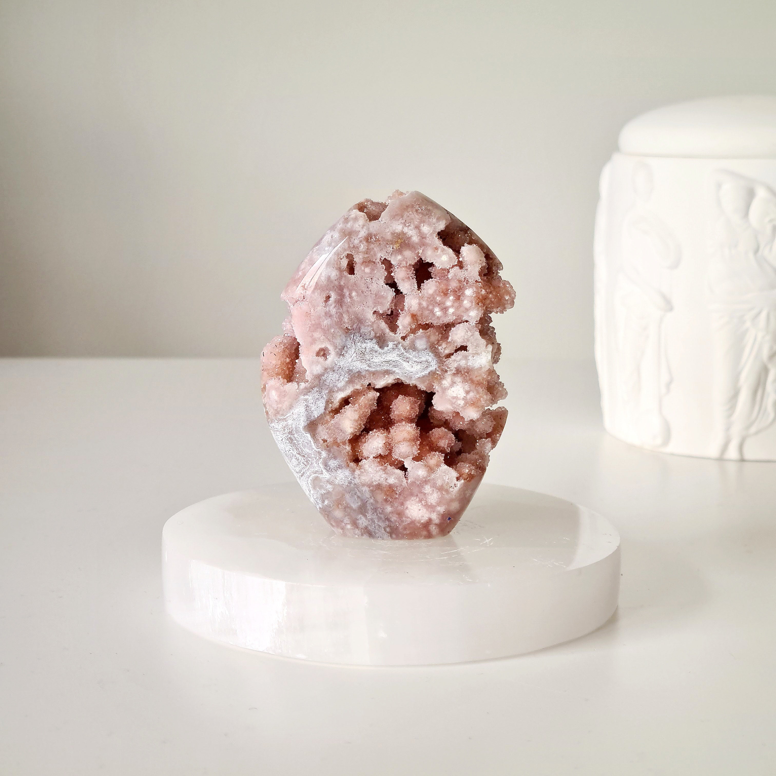Flower Agate Pink Amethyst | B | 144 g