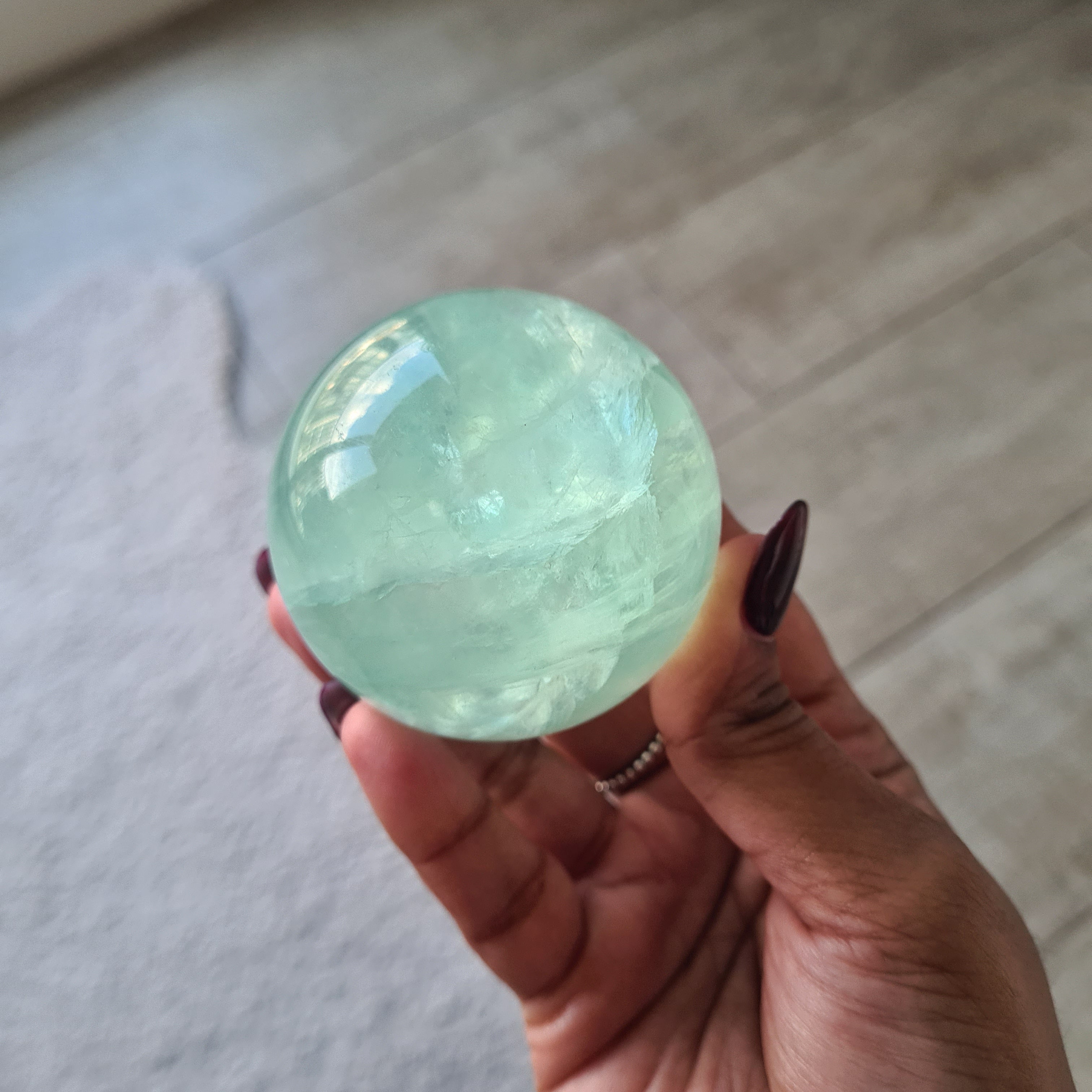 Blue Lake Fluorite with stand  | B |  298 g