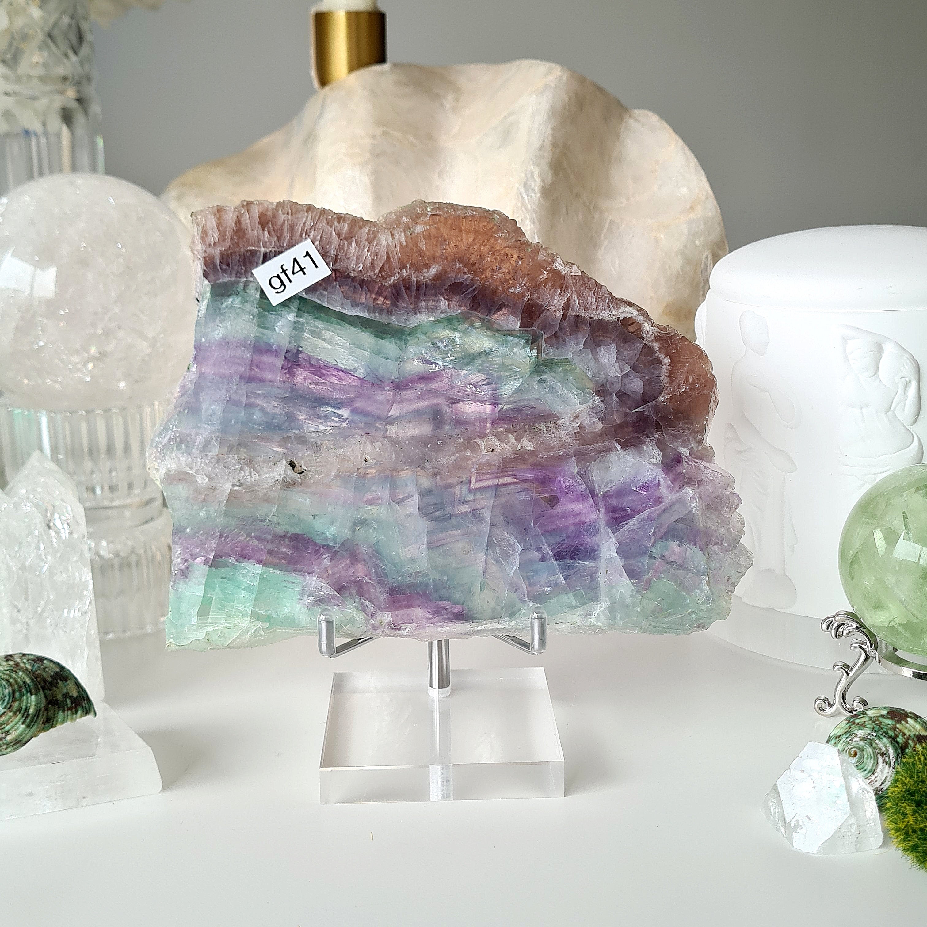 Fluorite Dream Portal With Stand
