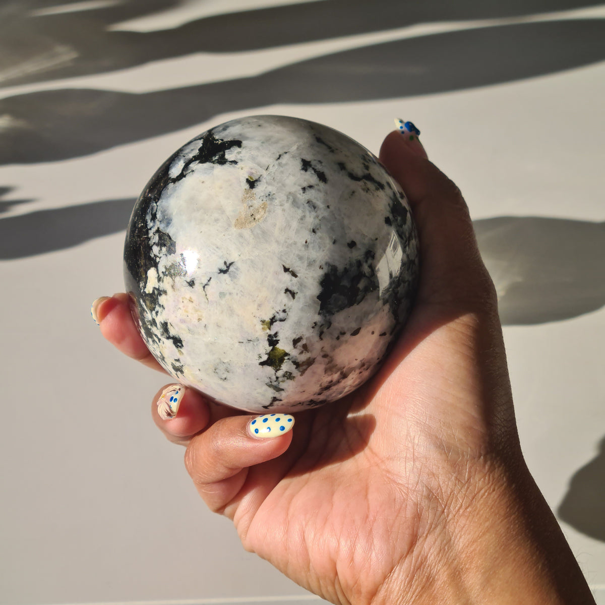 Moonstone 🌙 Sphere with stand
