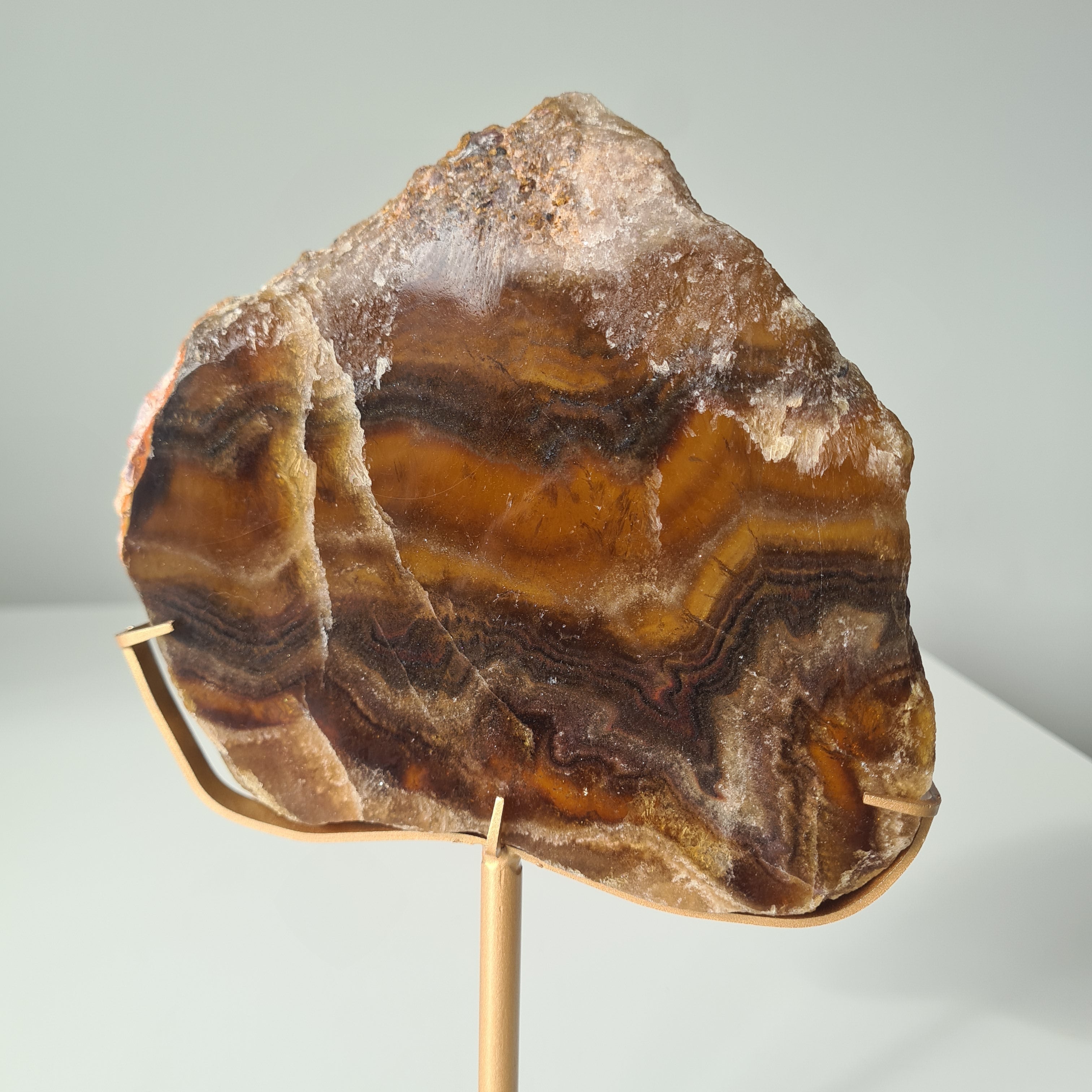 Aurora Fluorite Portal on custom stand | 23 cm with  stand