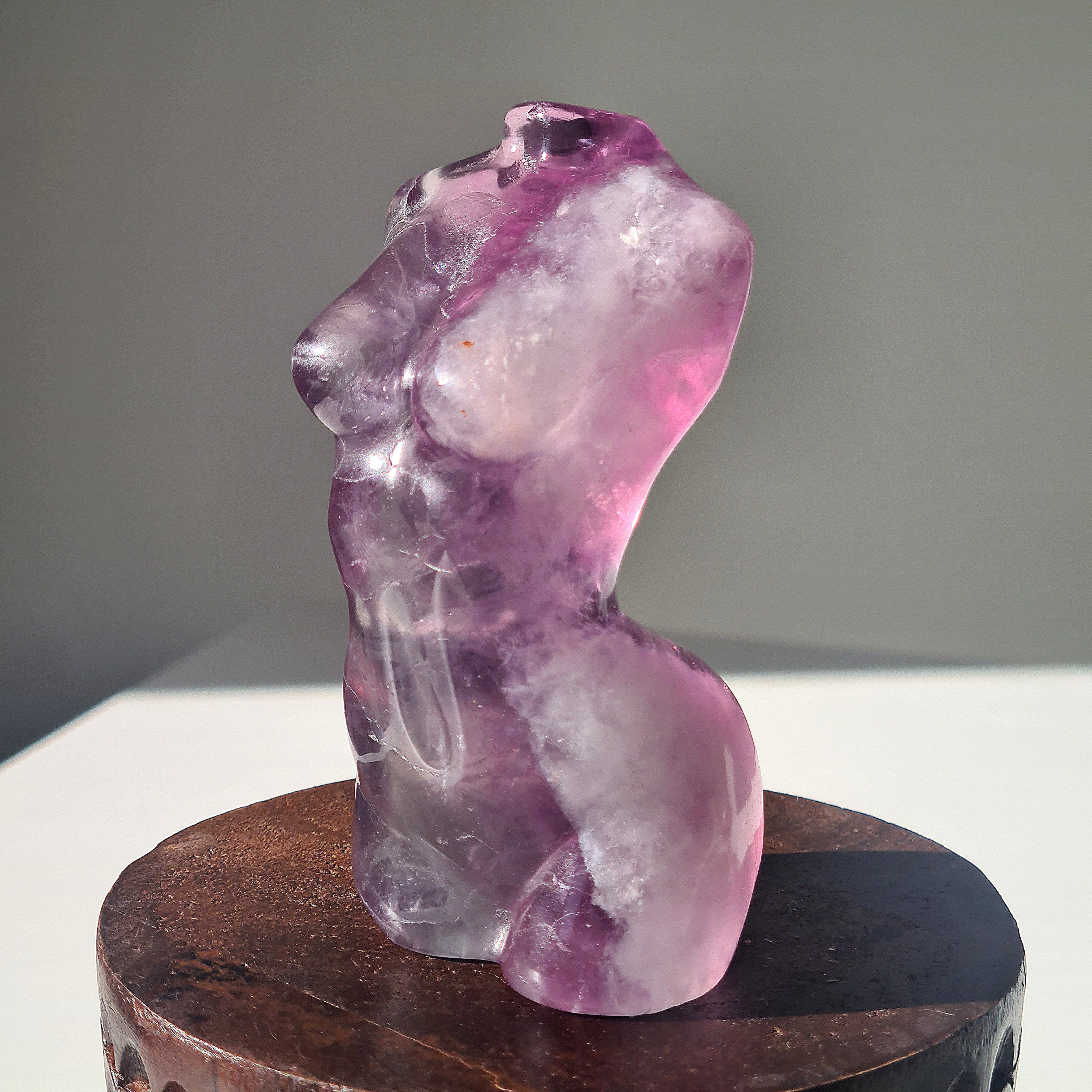 Fluorite Crystal Goddess | B | 330 g
