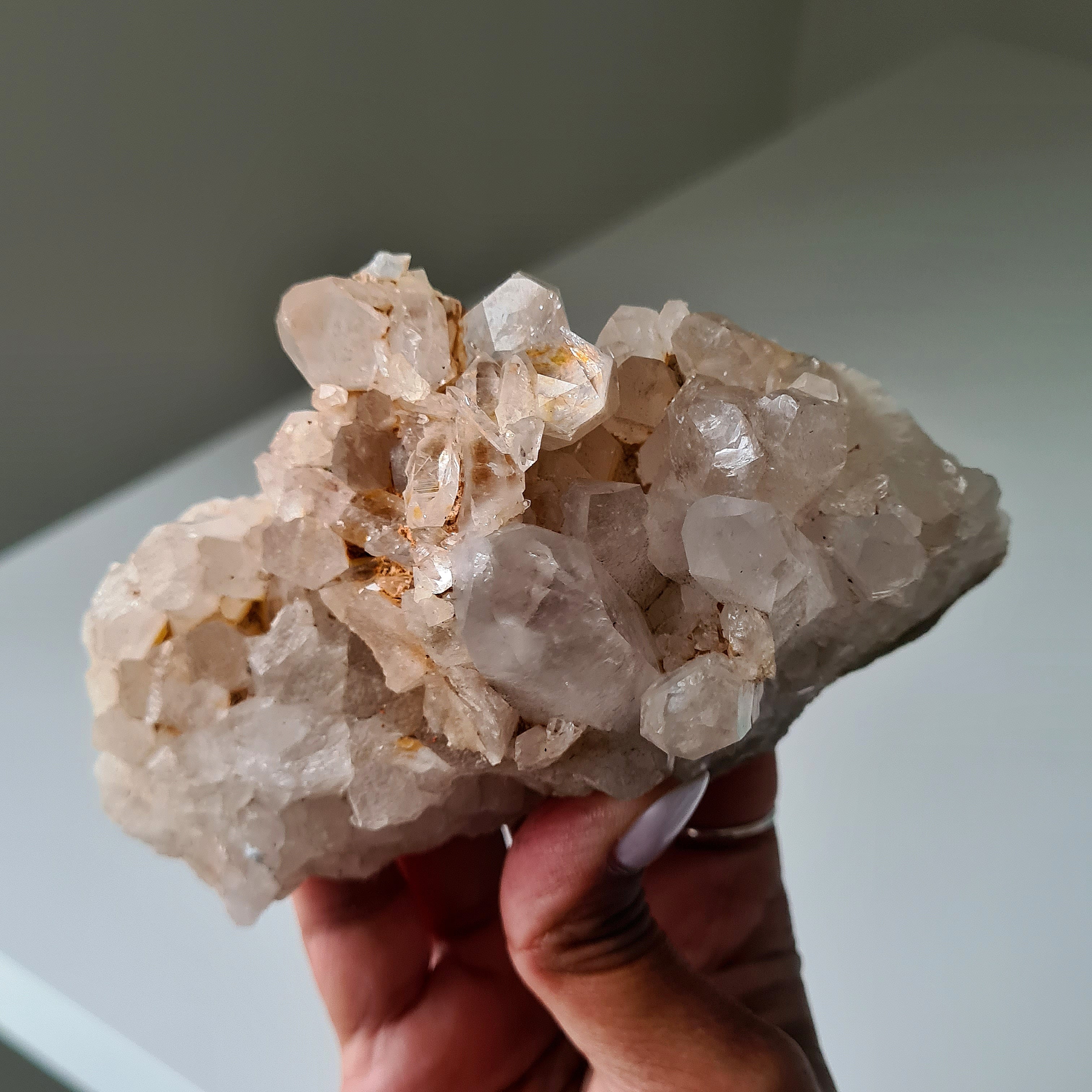 Earthy Clear Quartz Cluster | A