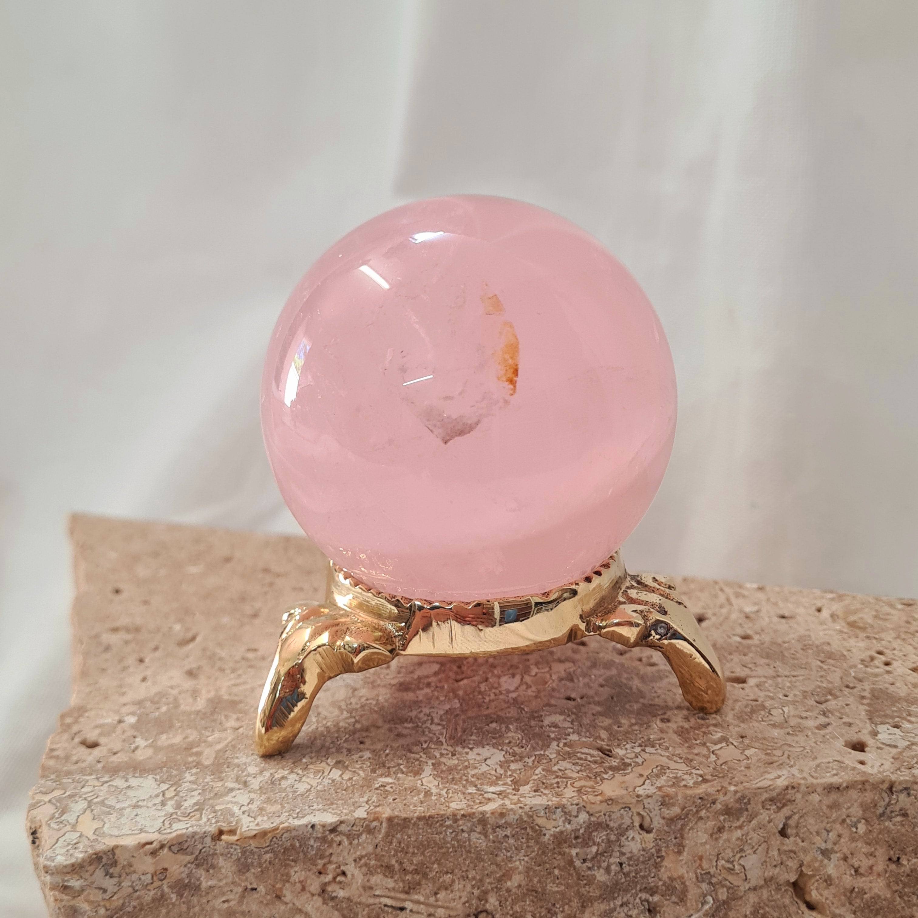 Rose Quartz Sphere With Stand| 249 g