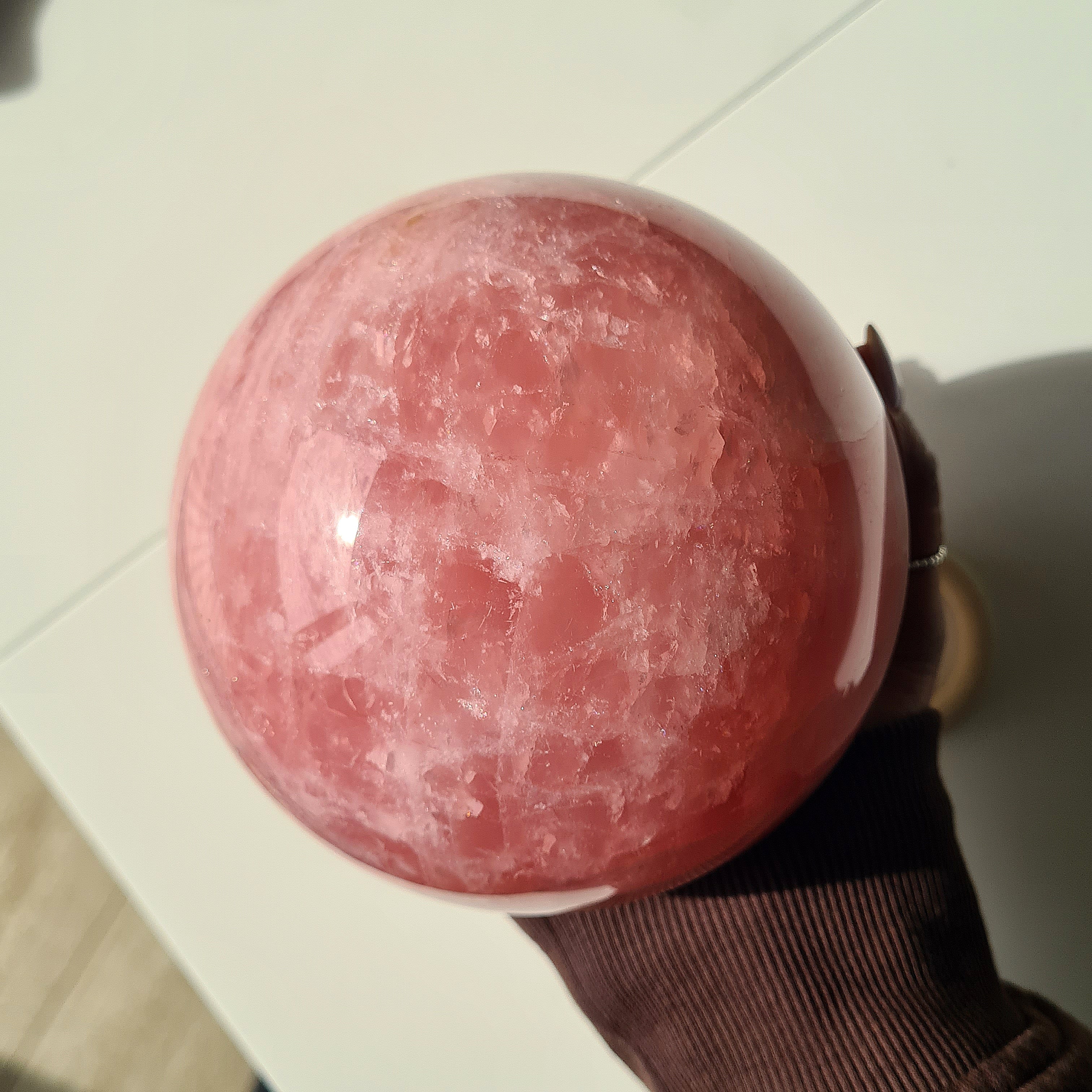 Rose Quartz Sphere🌹 | 2.27 kg | 11 cm