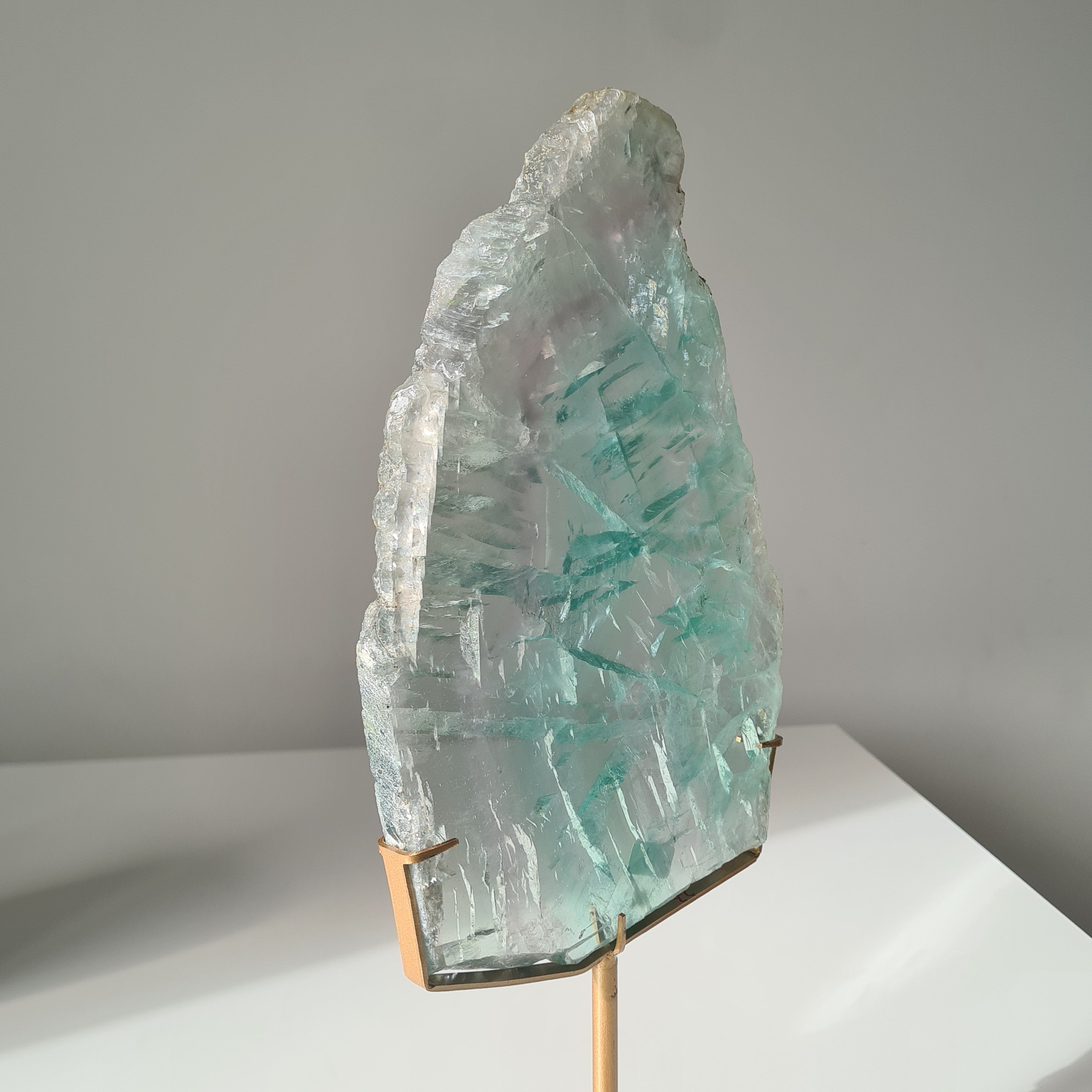 Fluorite Dream Portal On Custom Stand | 35 cm tall with stand