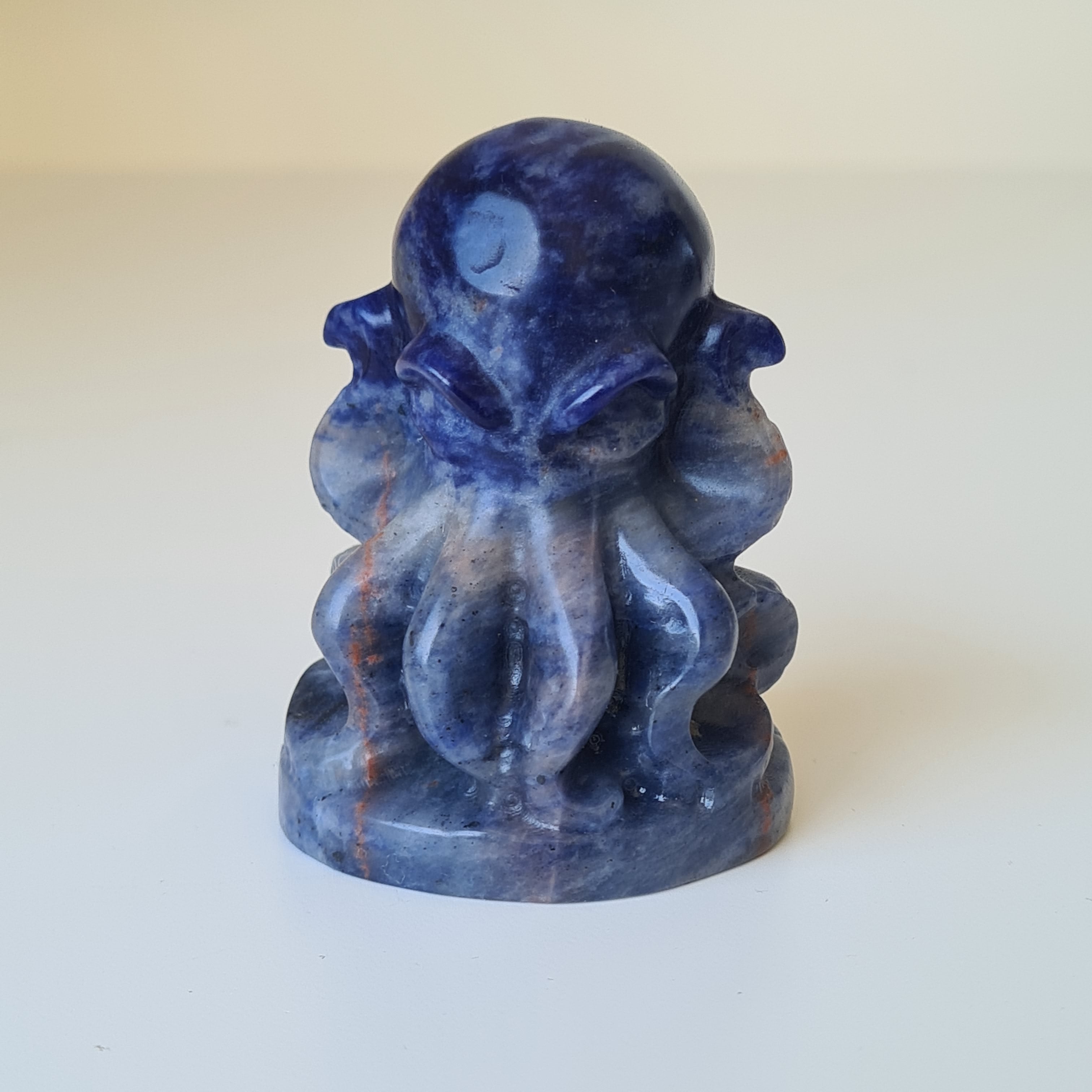 Sodalite Octopus 🐙 Carving | B