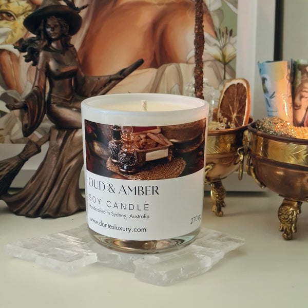 Oud & Amber | Incense Candle