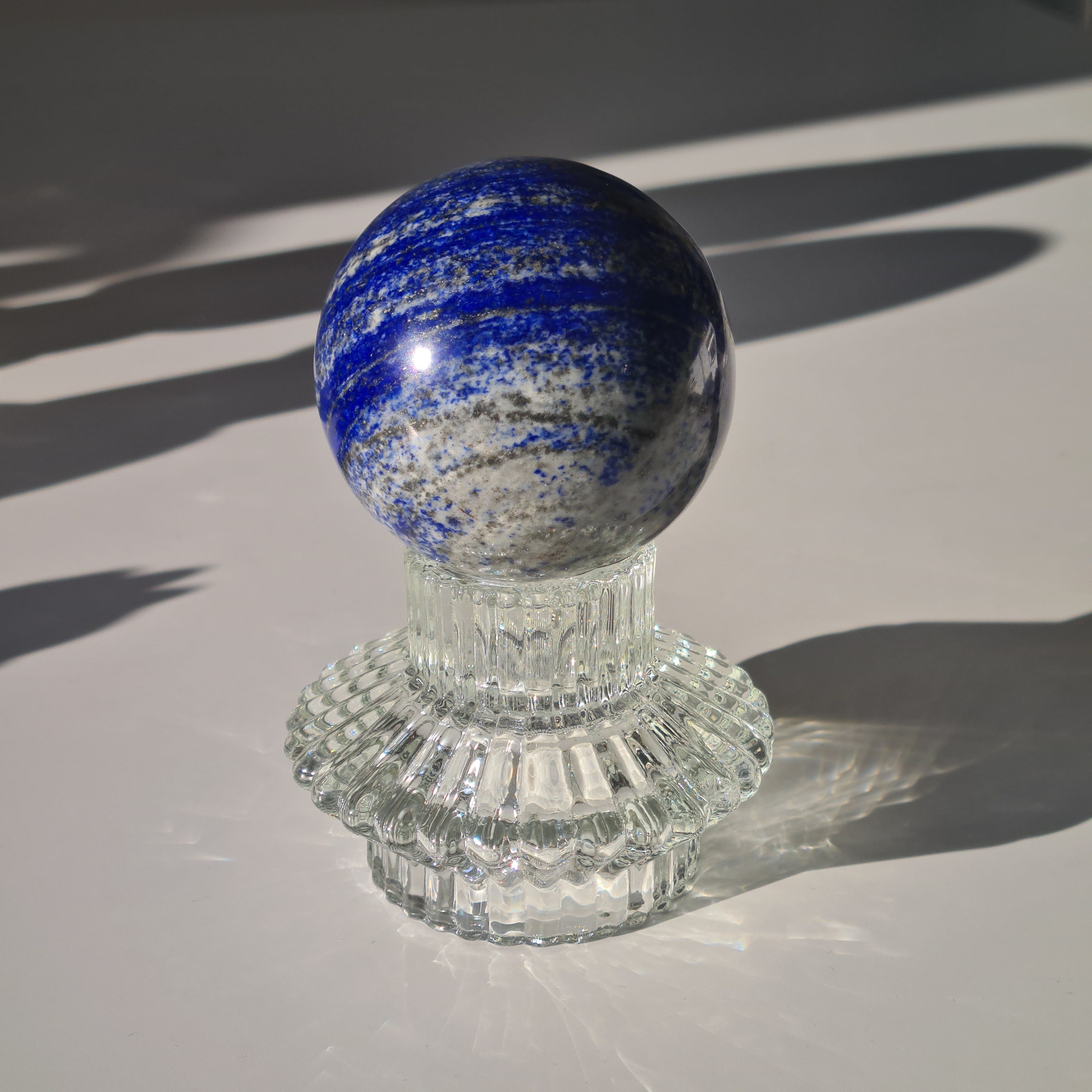 Lapis Lazuli Sphere with stand