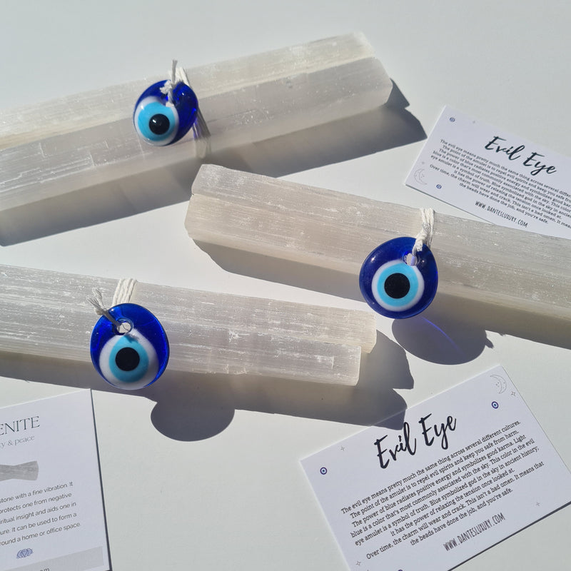 Evil eye + Selenite ~ Powerhouse Cleansing