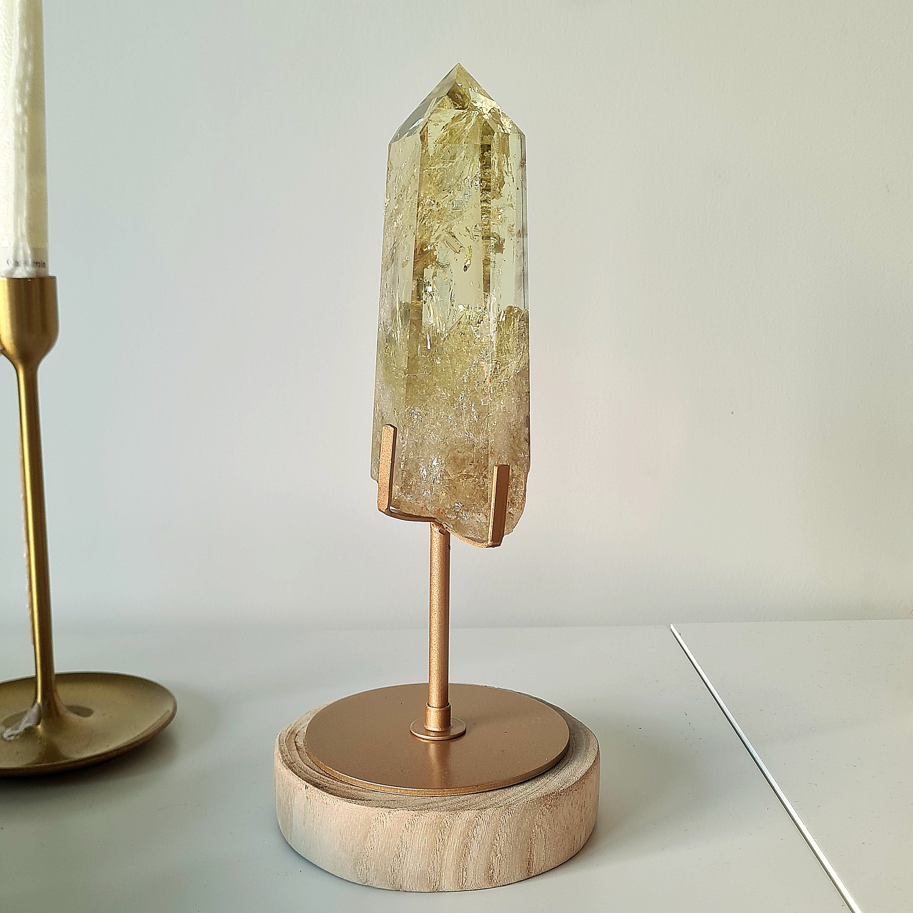 Citrine On Stand | Appx 16 cm tall