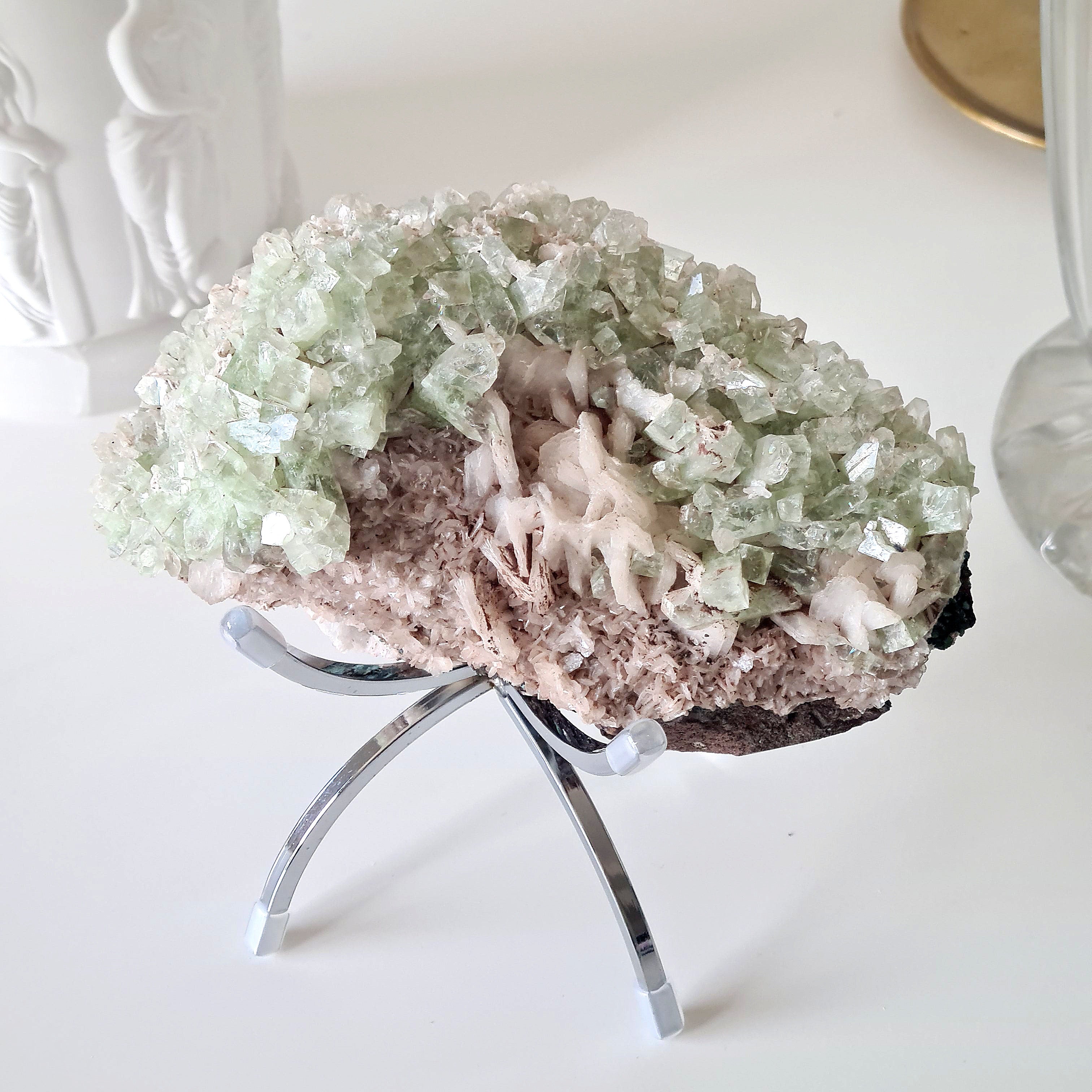 Green Apophyllite Specimen | FRAGILE | 490 g