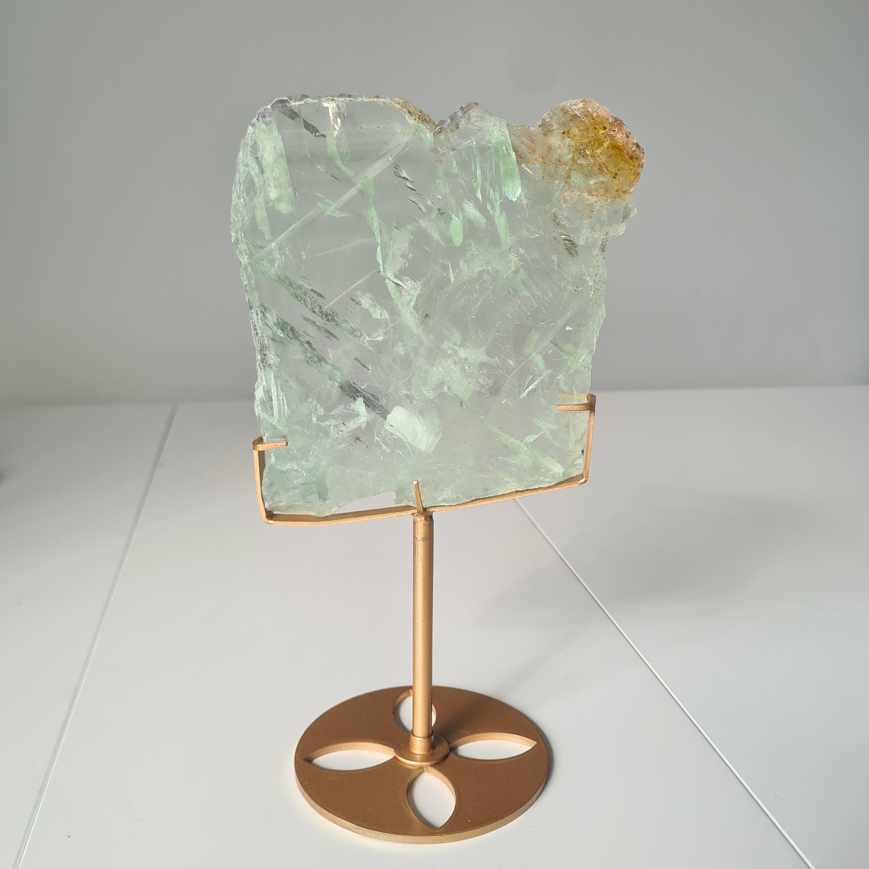 Frozen Lake of Dreams Fluorite Portal on Stand | 24.5 cm with stand