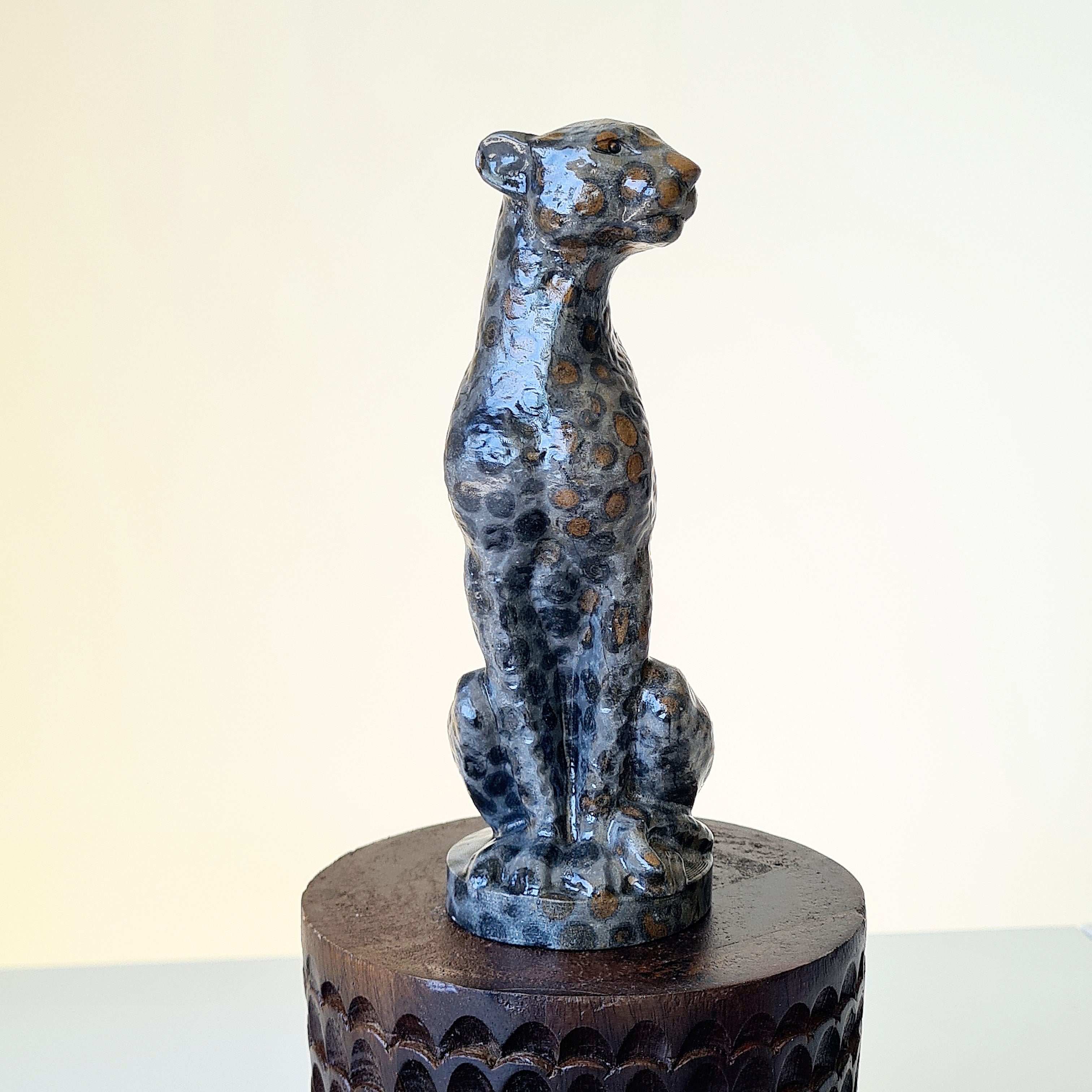Jasper Leopard 🐆 | Earth Energy | 503 g | Appx 15 cm tall